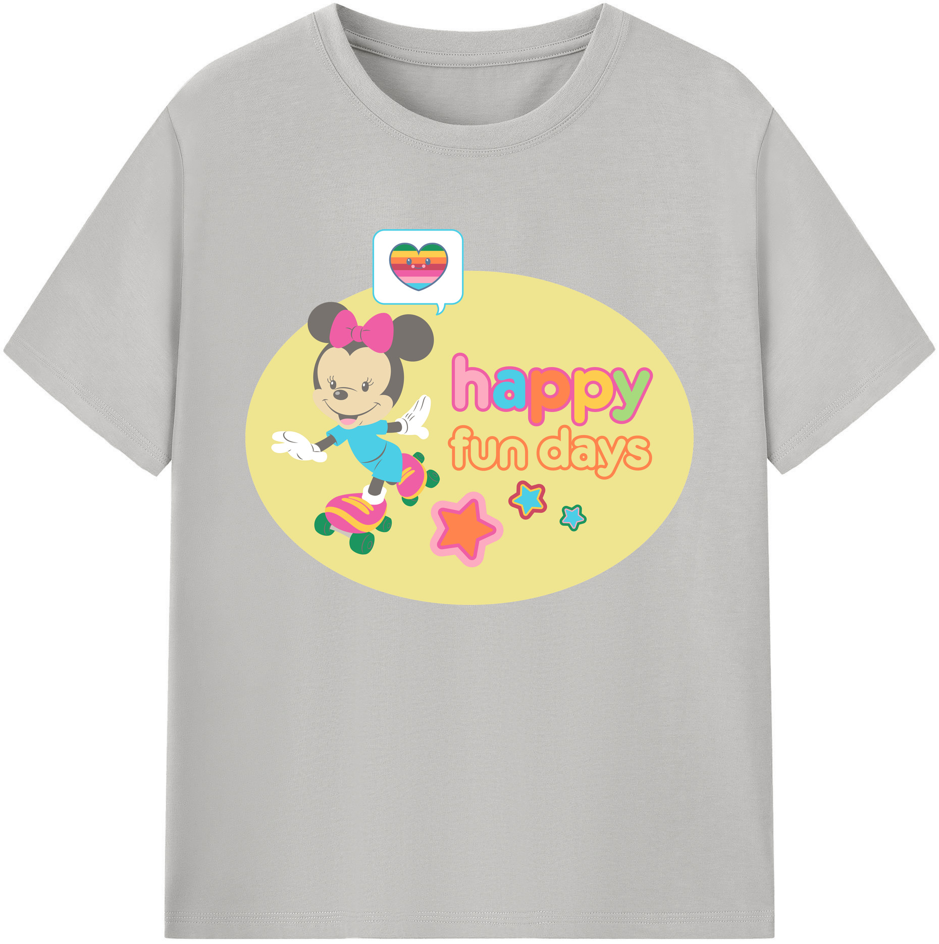 （画像用） ミッキーマウス Mickey Mouse 綿100％ メンズ半袖Tシャツ｜肌触りやわらか＆通気性