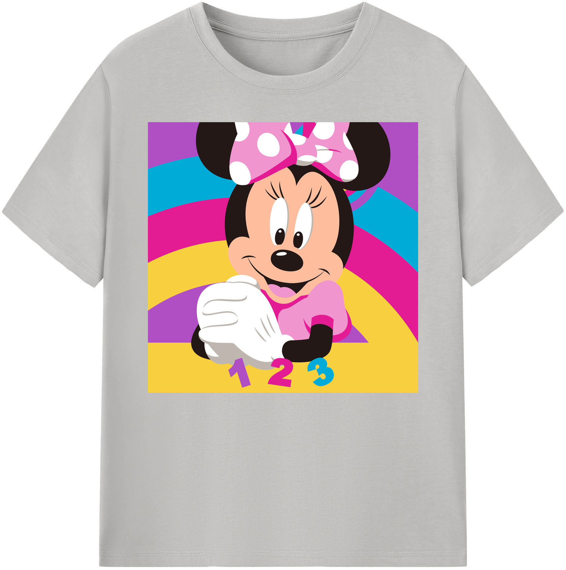 ミッキーマウス Mickey Mouse 綿100％ メンズ半袖Tシャツ｜肌触りやわらか＆通気性