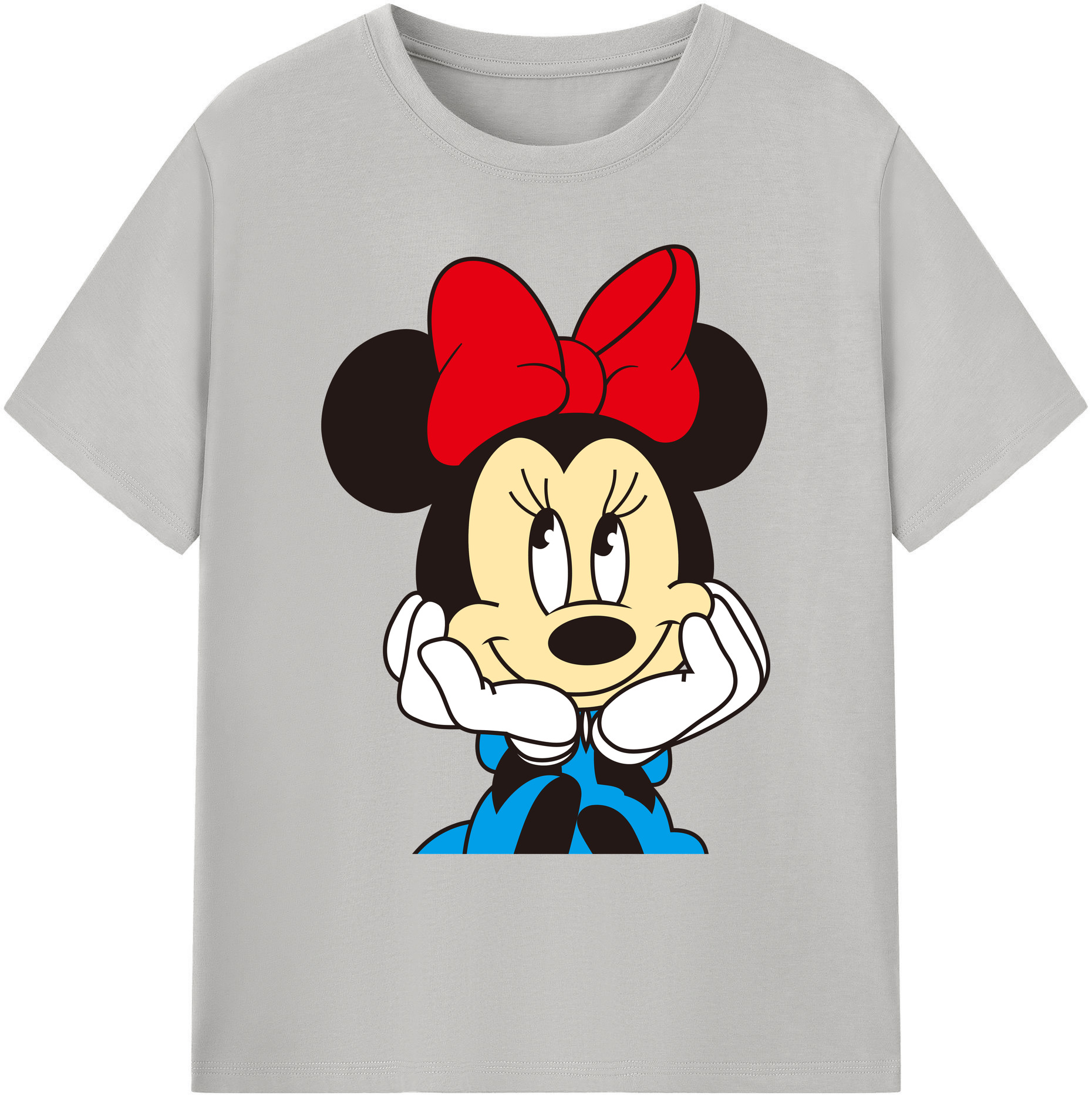 ミッキーマウス Mickey Mouse 綿100％ メンズ半袖Tシャツ｜肌触りやわらか＆通気性