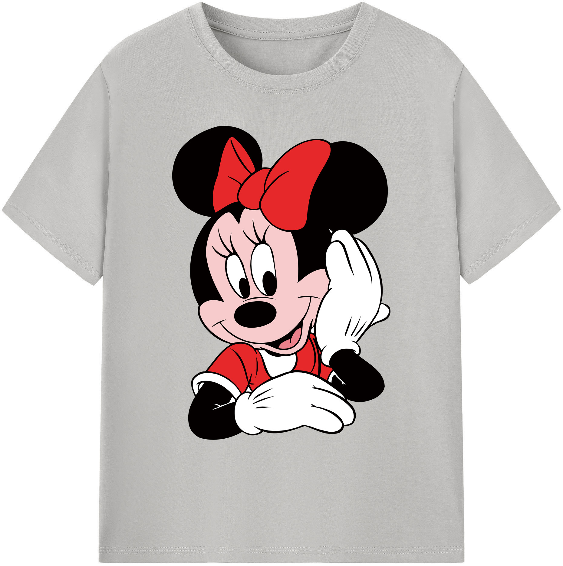ミッキーマウス Mickey Mouse 綿100％ メンズ半袖Tシャツ｜肌触りやわらか＆通気性