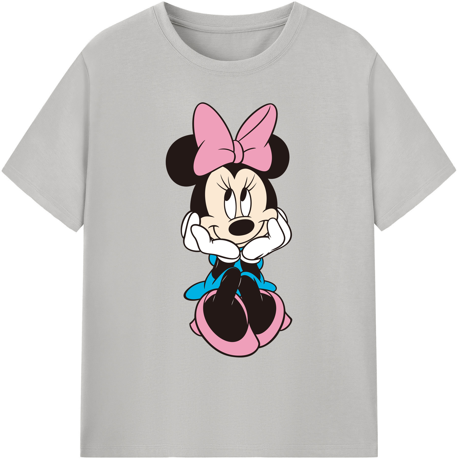 ミッキーマウス Mickey Mouse 綿100％ メンズ半袖Tシャツ｜肌触りやわらか＆通気性