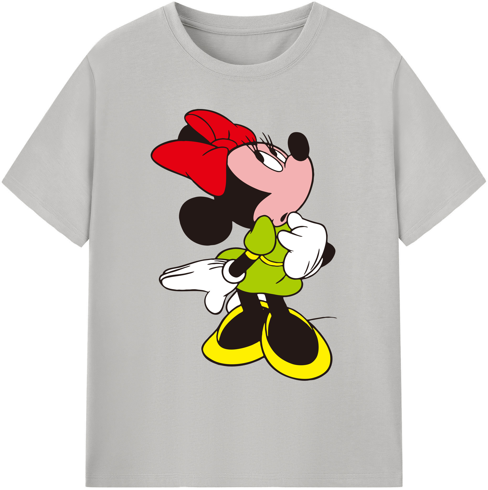 ミッキーマウス Mickey Mouse 綿100％ メンズ半袖Tシャツ｜肌触りやわらか＆通気性