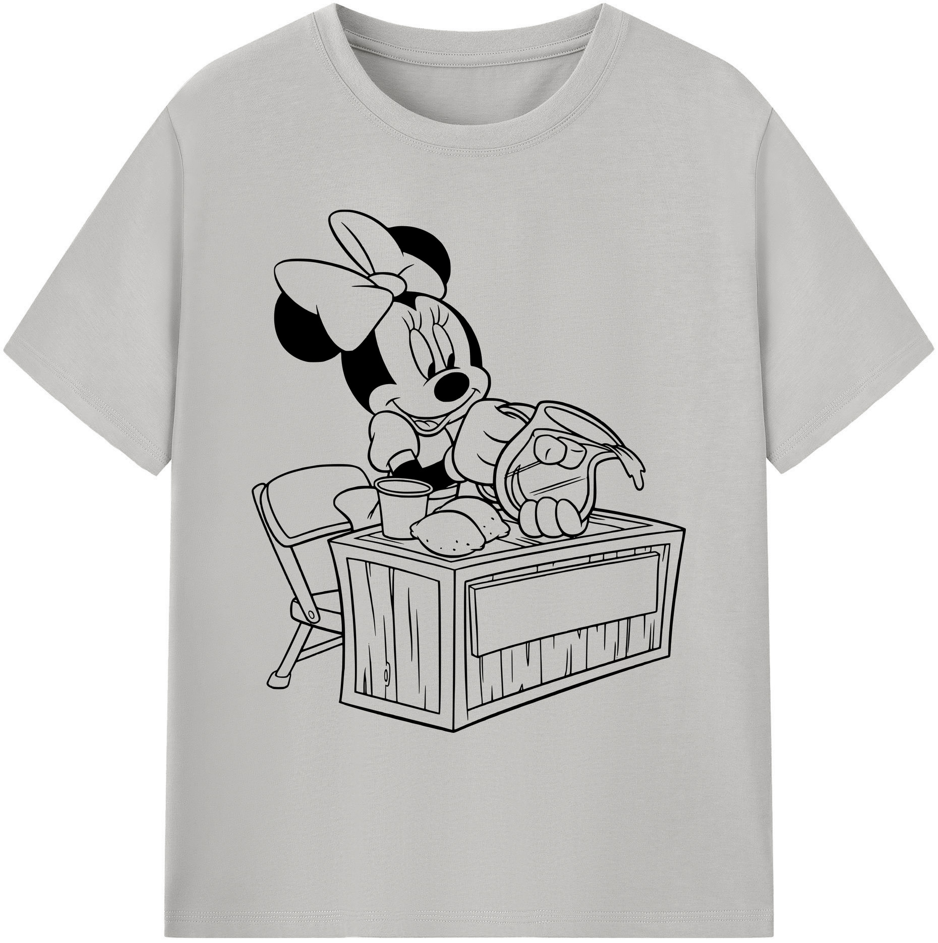 ミッキーマウス Mickey Mouse 綿100％ メンズ半袖Tシャツ｜肌触りやわらか＆通気性