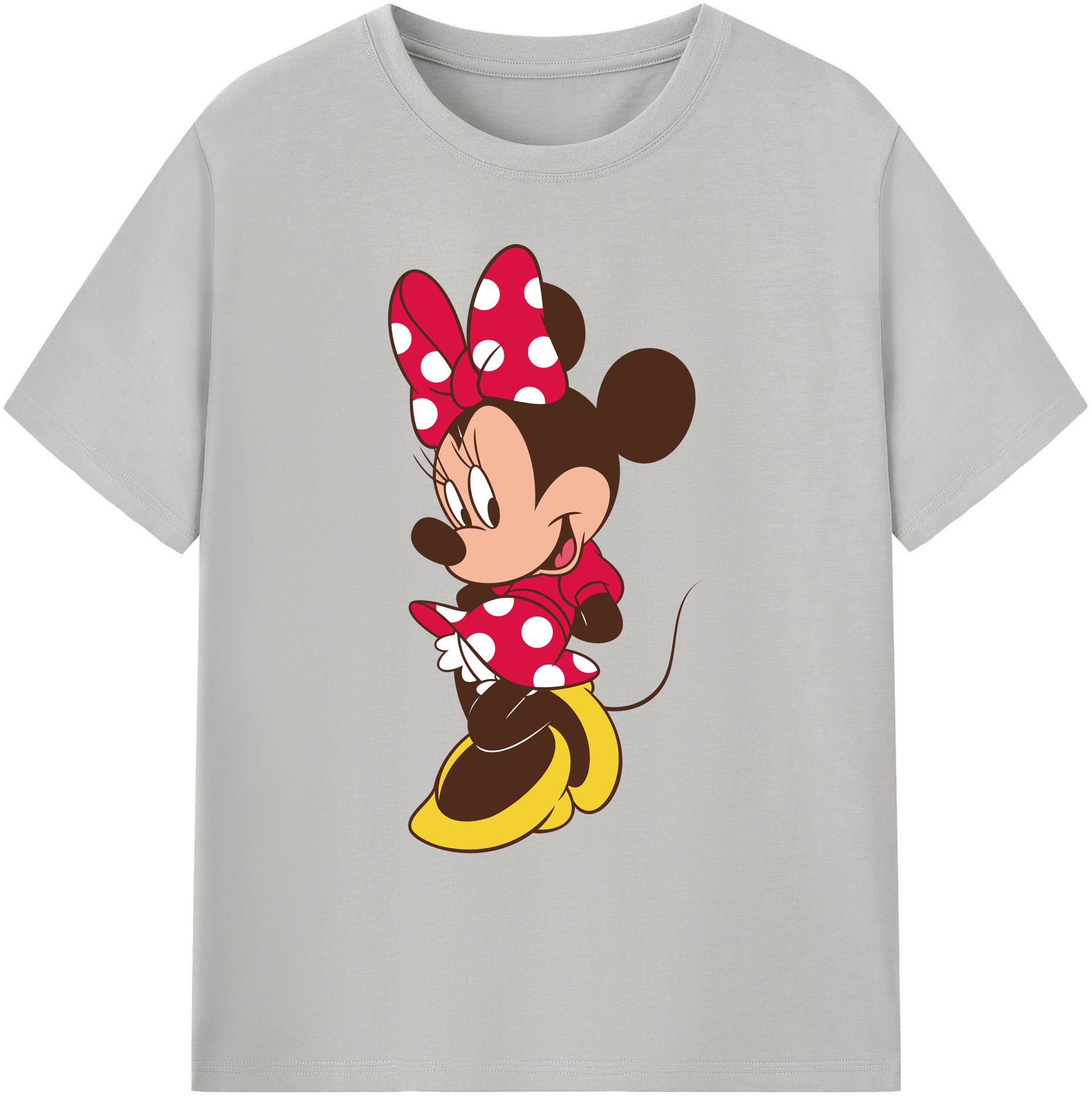 ミッキーマウス Mickey Mouse 綿100％ メンズ半袖Tシャツ｜肌触りやわらか＆通気性