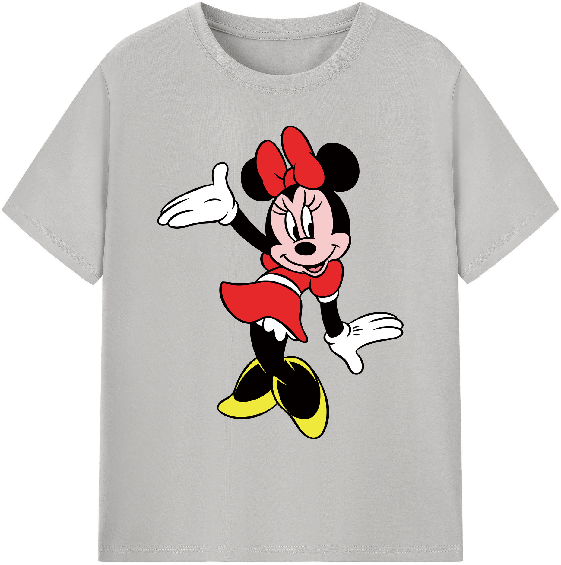 ミッキーマウス Mickey Mouse 綿100％ メンズ半袖Tシャツ｜肌触りやわらか＆通気性