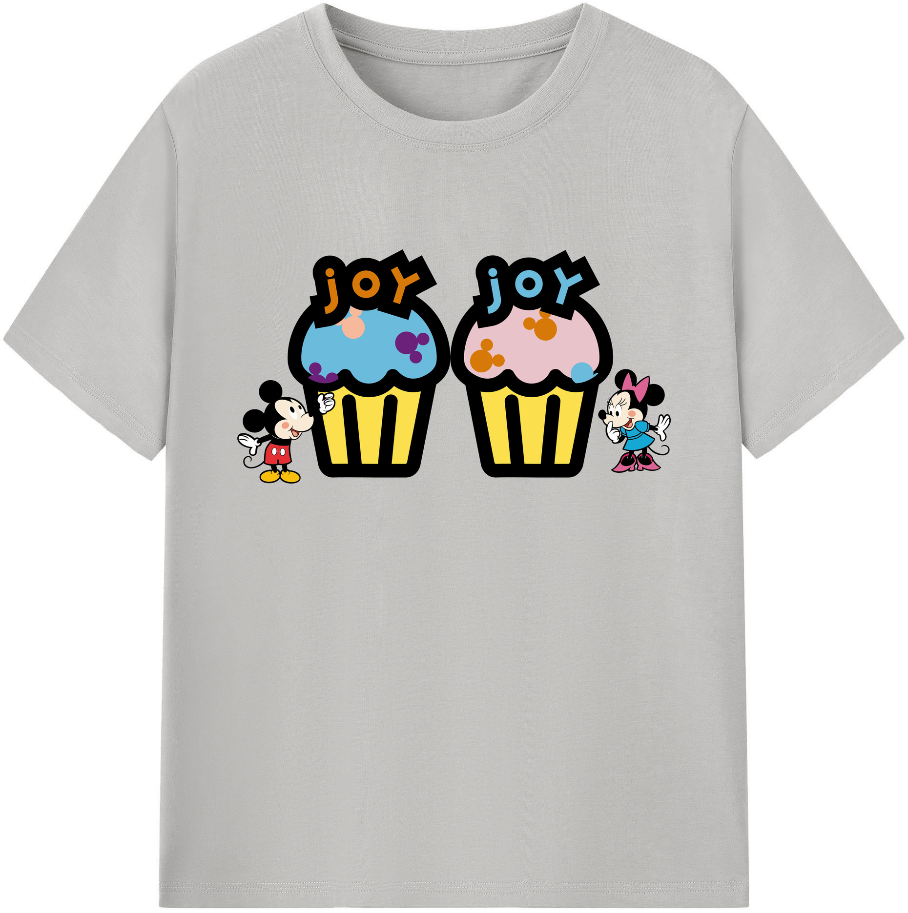 ミッキーマウス Mickey Mouse 綿100％ メンズ半袖Tシャツ｜肌触りやわらか＆通気性