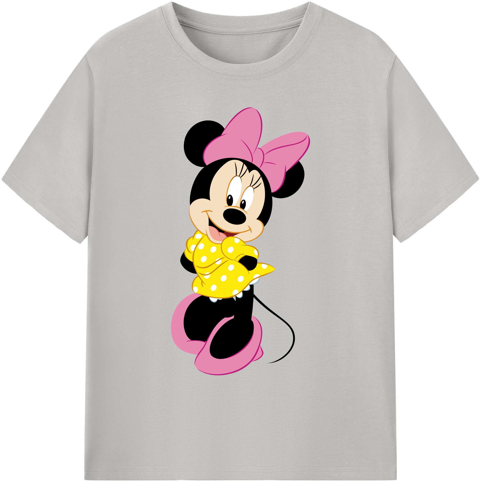 ミッキーマウス Mickey Mouse 綿100％ メンズ半袖Tシャツ｜肌触りやわらか＆通気性