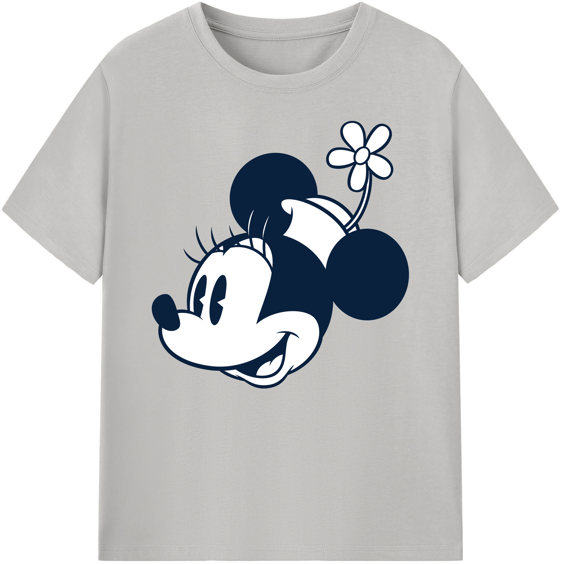 ミッキーマウス Mickey Mouse 綿100％ メンズ半袖Tシャツ｜肌触りやわらか＆通気性