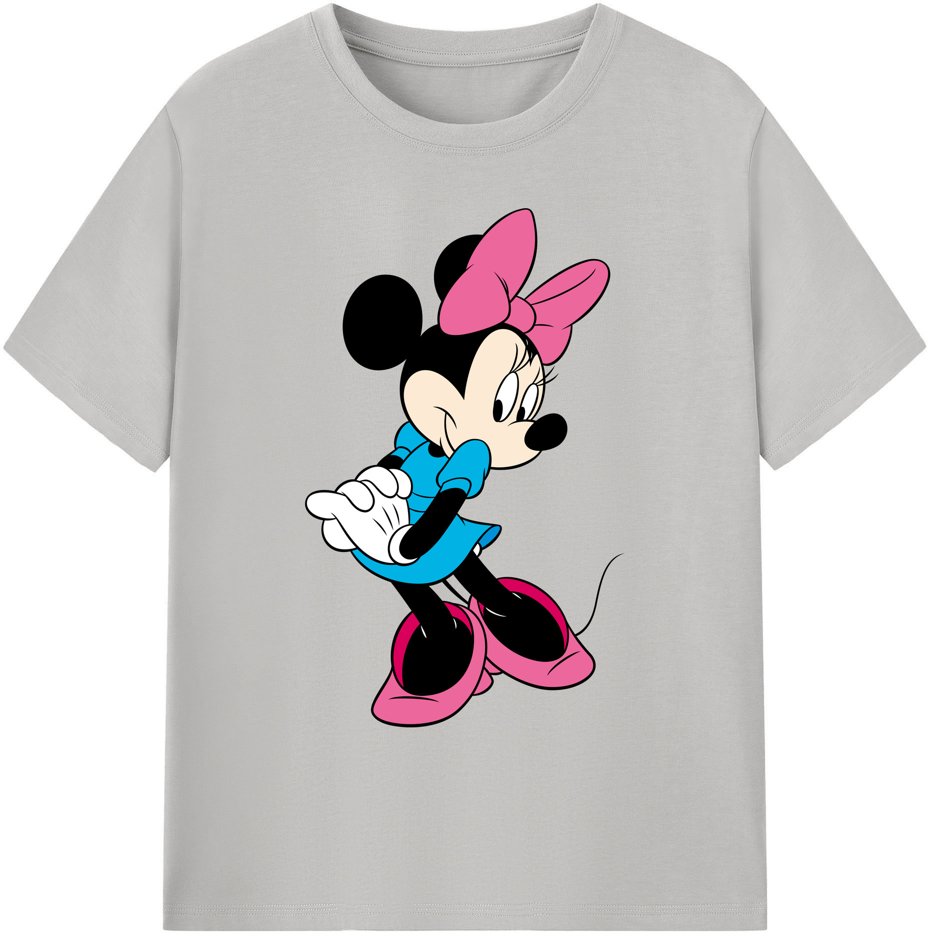 ミッキーマウス Mickey Mouse 綿100％ メンズ半袖Tシャツ｜肌触りやわらか＆通気性