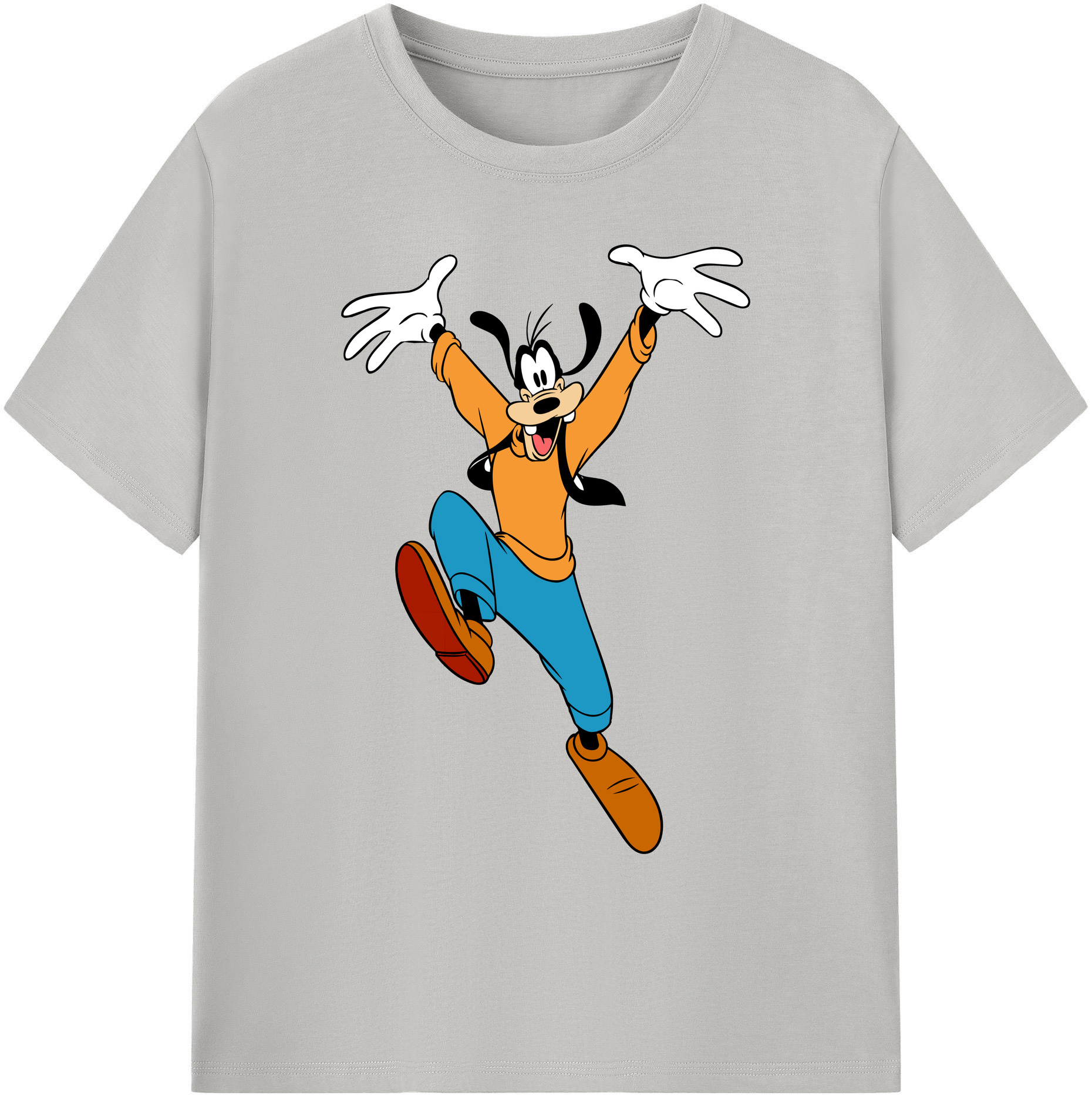 ミッキーマウス Mickey Mouse 綿100％ メンズ半袖Tシャツ｜肌触りやわらか＆通気性
