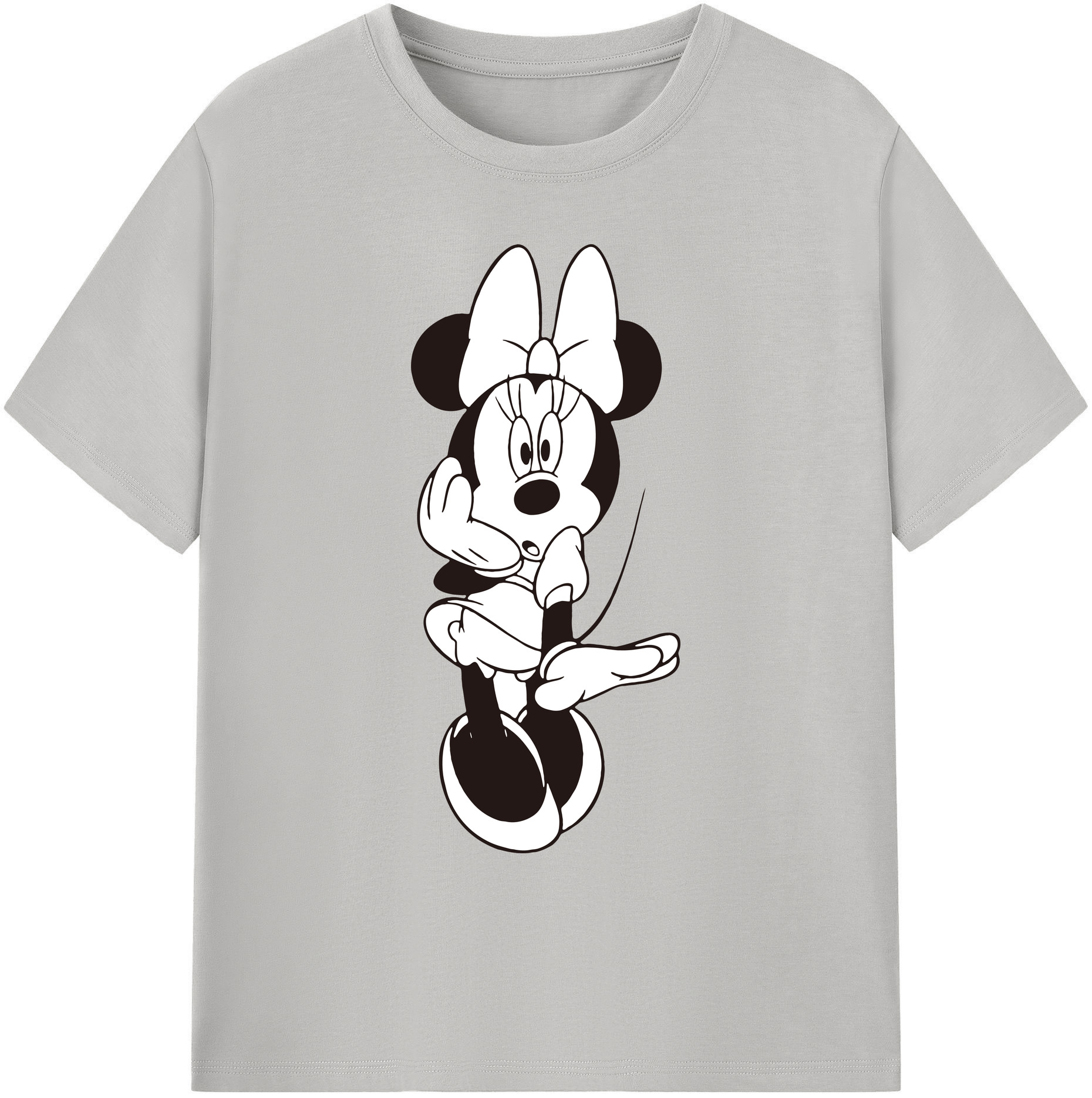 ミッキーマウス Mickey Mouse 綿100％ メンズ半袖Tシャツ｜肌触りやわらか＆通気性