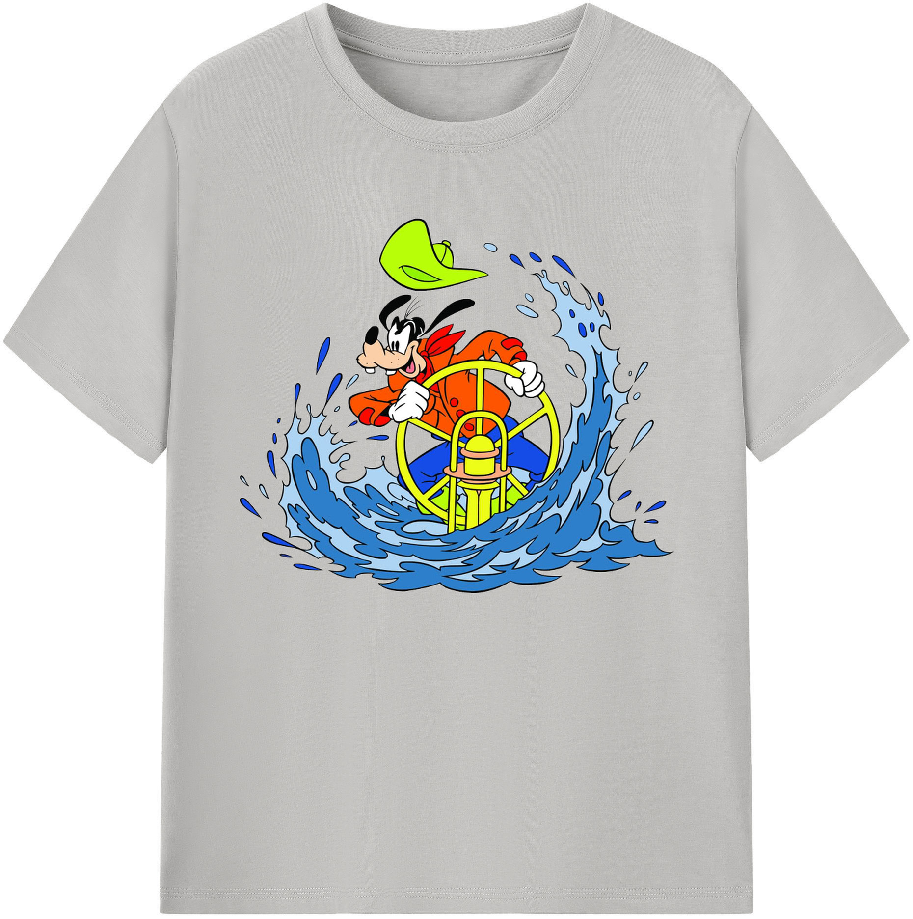 ミッキーマウス Mickey Mouse 綿100％ メンズ半袖Tシャツ｜肌触りやわらか＆通気性