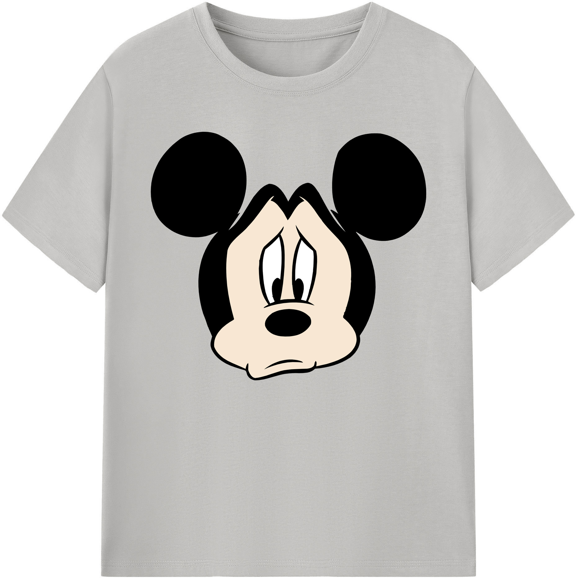 ミッキーマウス Mickey Mouse 綿100％ メンズ半袖Tシャツ｜肌触りやわらか＆通気性