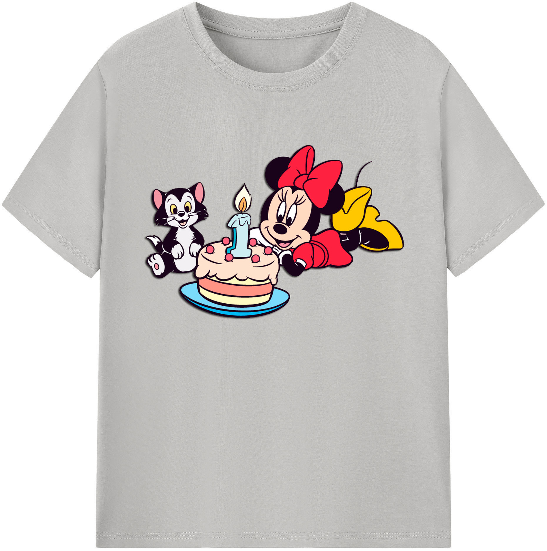 ミッキーマウス Mickey Mouse 綿100％ メンズ半袖Tシャツ｜肌触りやわらか＆通気性