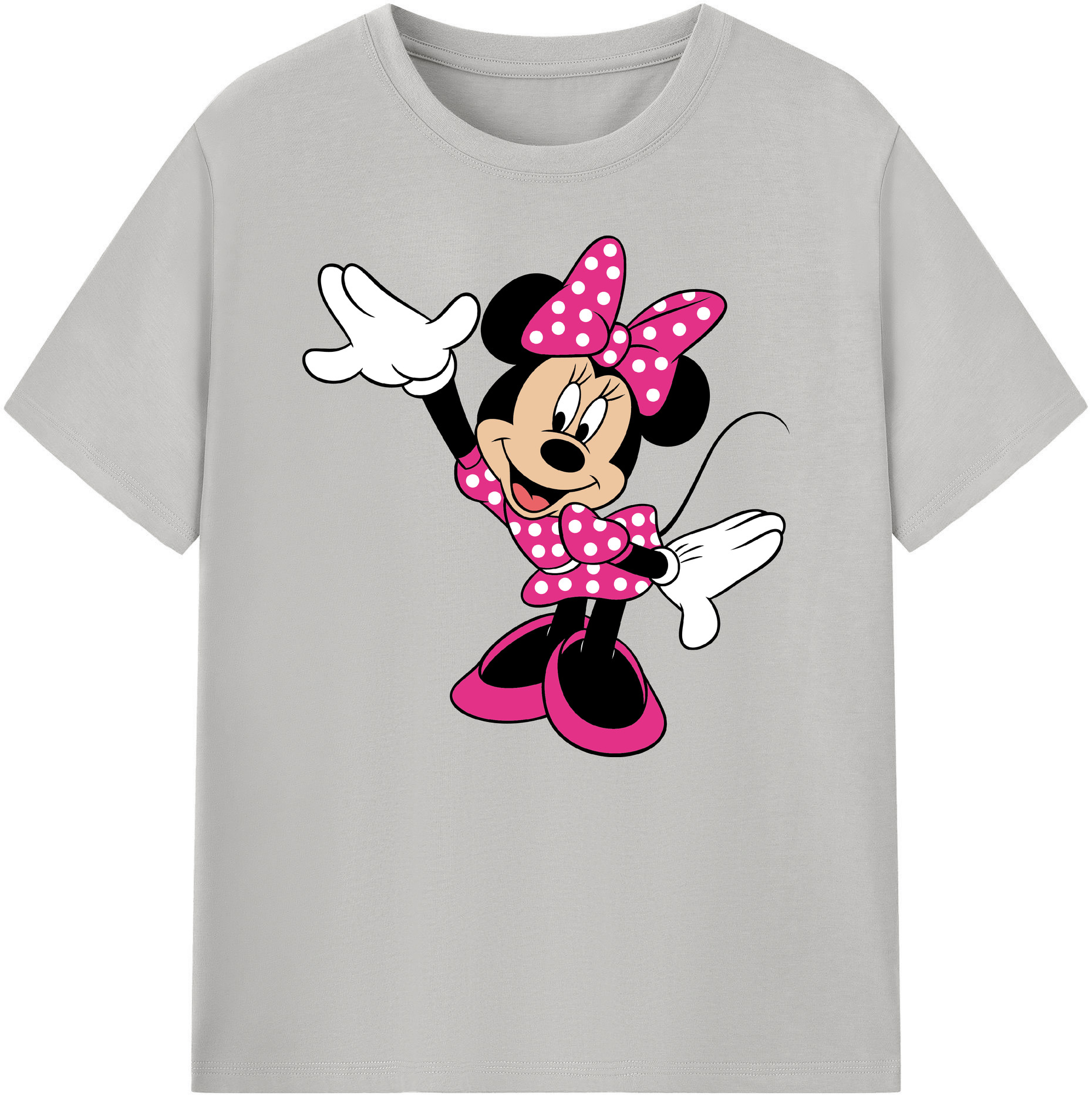 ミッキーマウス Mickey Mouse 綿100％ メンズ半袖Tシャツ｜肌触りやわらか＆通気性