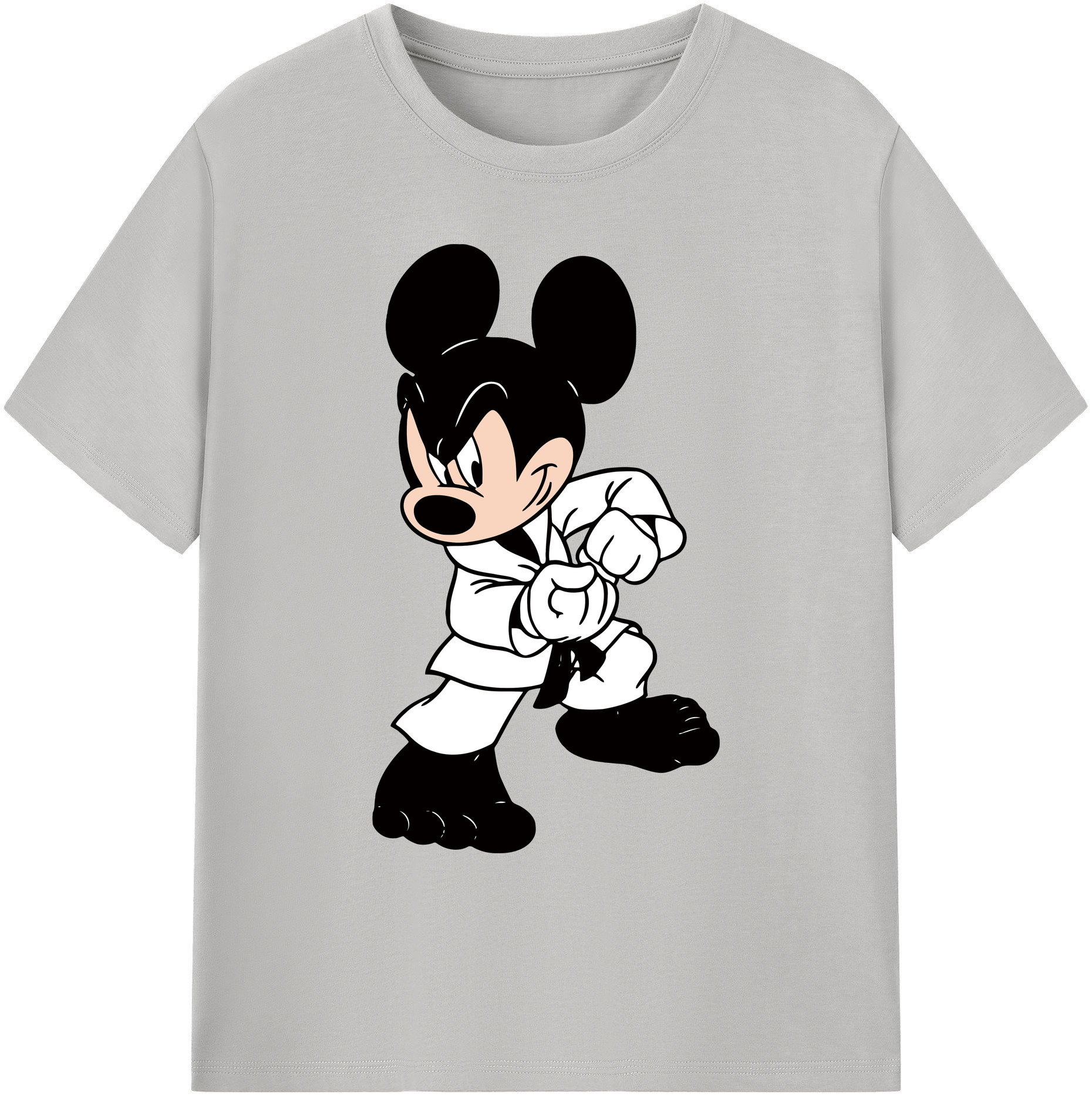 ミッキーマウス Mickey Mouse 綿100％ メンズ半袖Tシャツ｜肌触りやわらか＆通気性