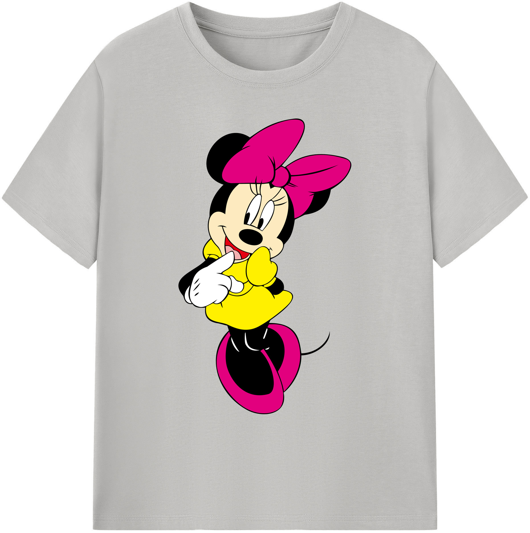 ミッキーマウス Mickey Mouse 綿100％ メンズ半袖Tシャツ｜肌触りやわらか＆通気性