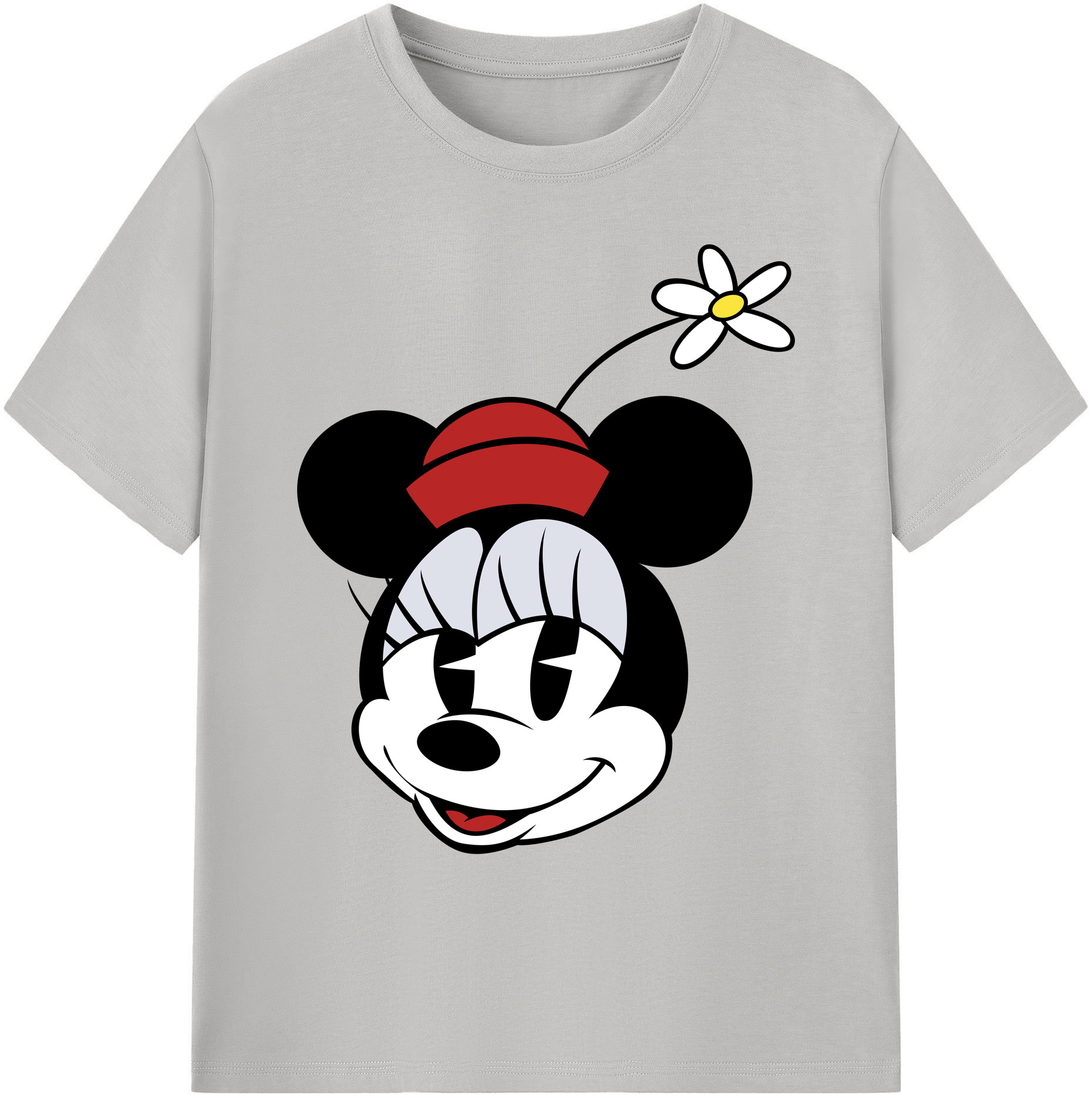 ミッキーマウス Mickey Mouse 綿100％ メンズ半袖Tシャツ｜肌触りやわらか＆通気性