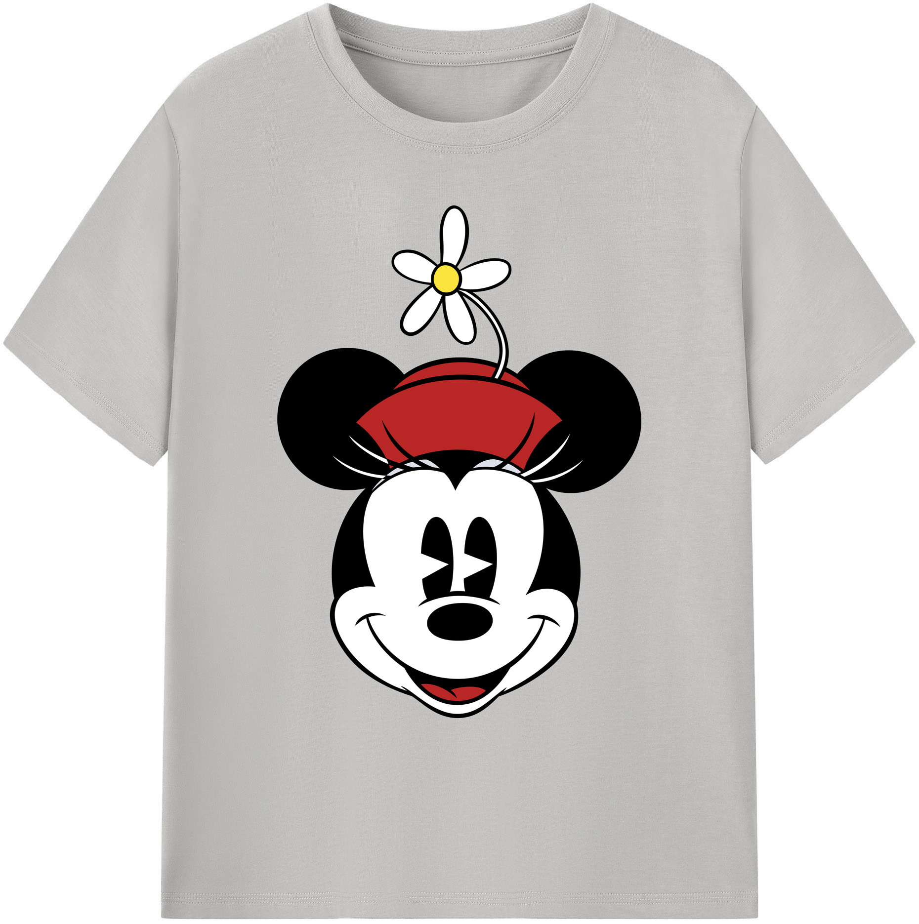 ミッキーマウス Mickey Mouse 綿100％ メンズ半袖Tシャツ｜肌触りやわらか＆通気性