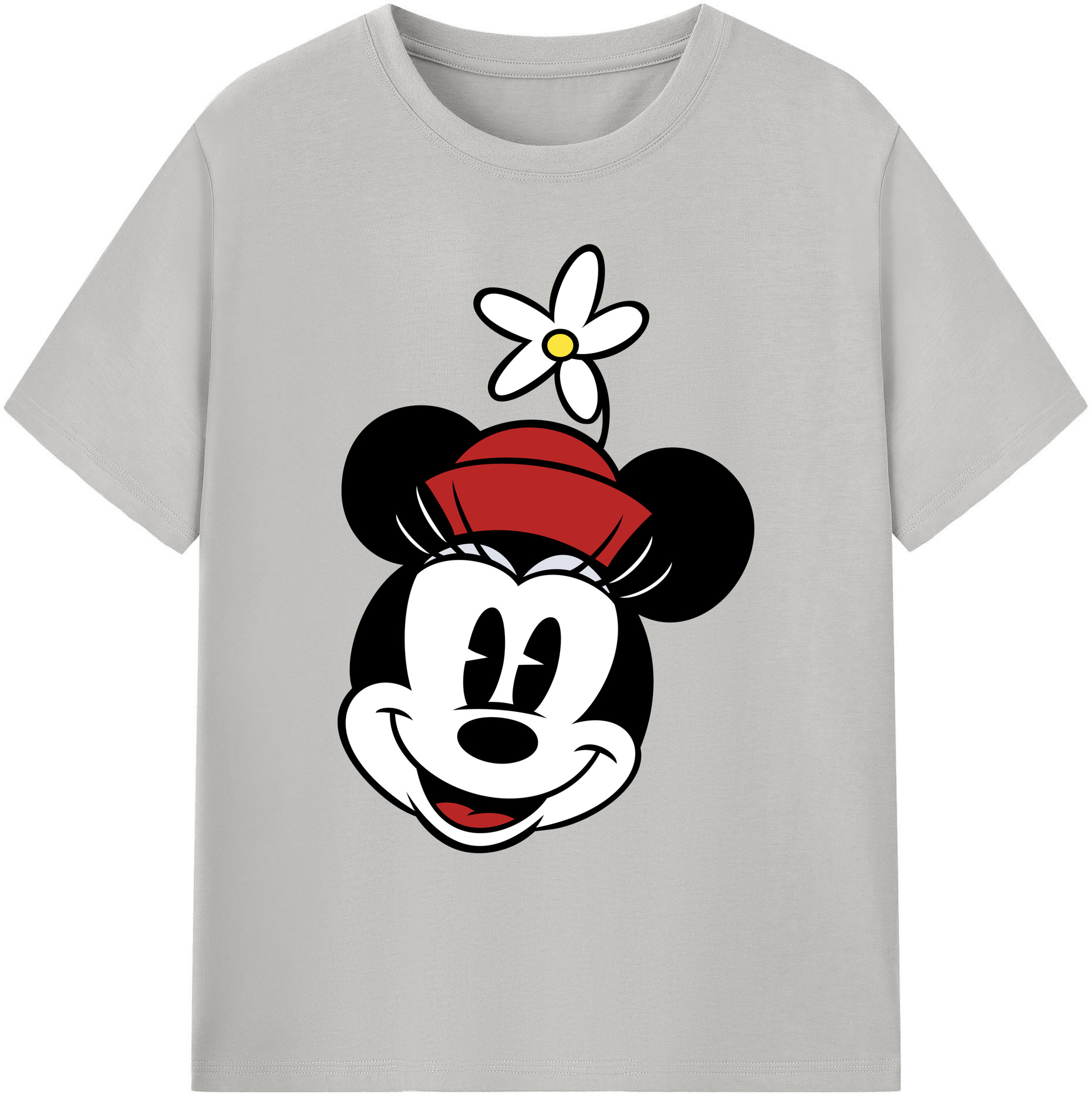 ミッキーマウス Mickey Mouse 綿100％ メンズ半袖Tシャツ｜肌触りやわらか＆通気性
