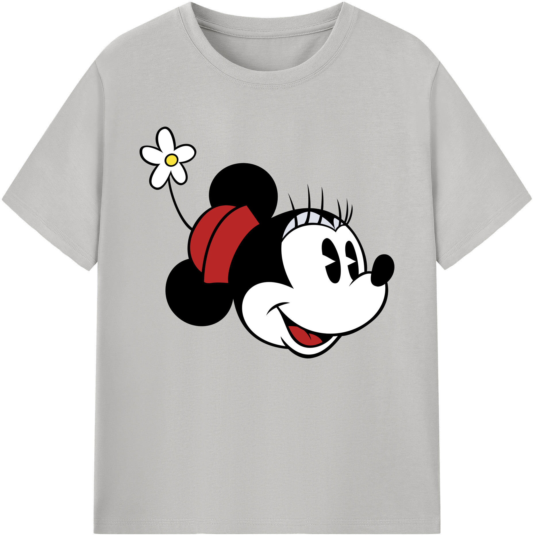 ミッキーマウス Mickey Mouse 綿100％ メンズ半袖Tシャツ｜肌触りやわらか＆通気性