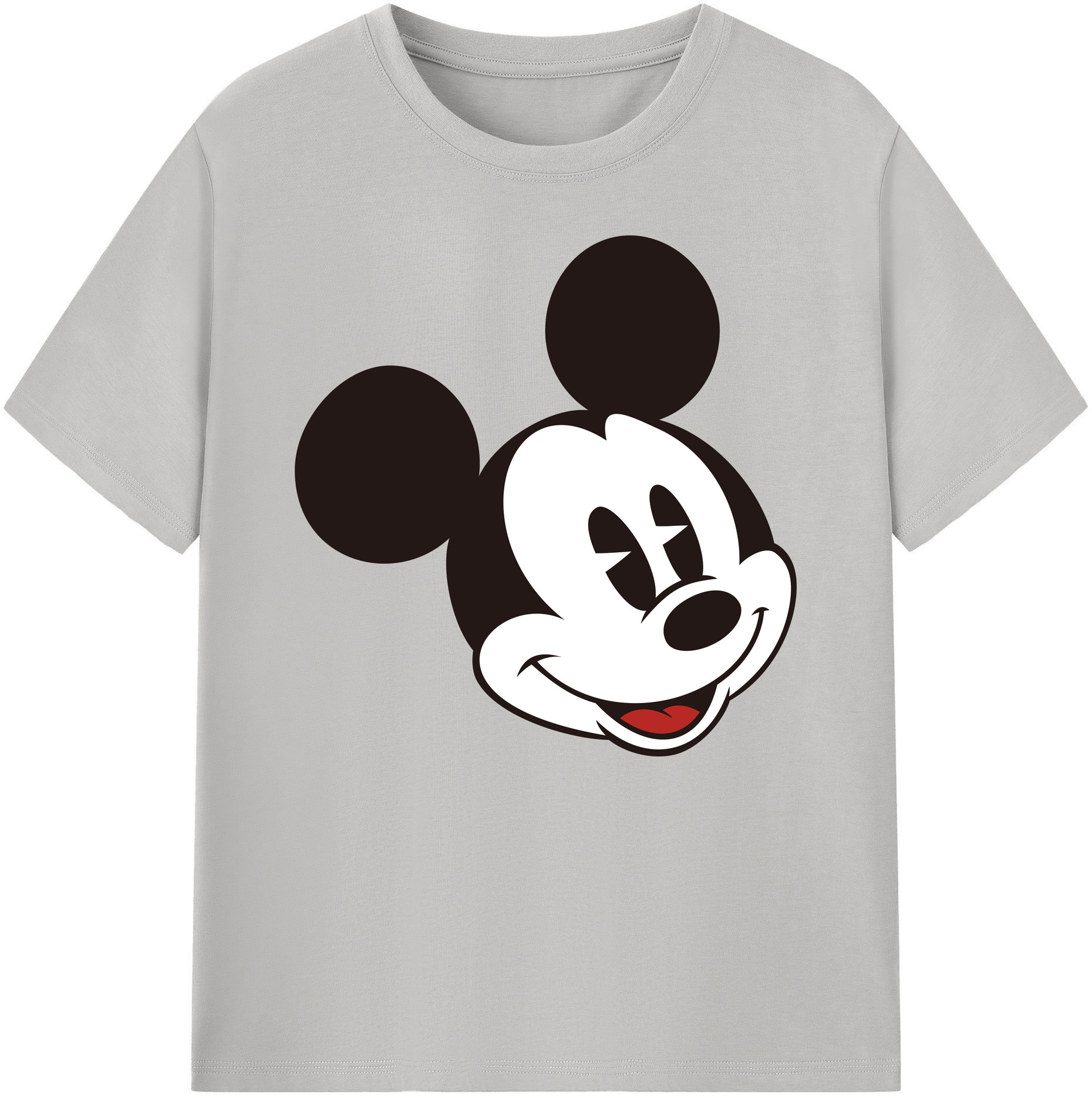 ミッキーマウス Mickey Mouse 綿100％ メンズ半袖Tシャツ｜肌触りやわらか＆通気性