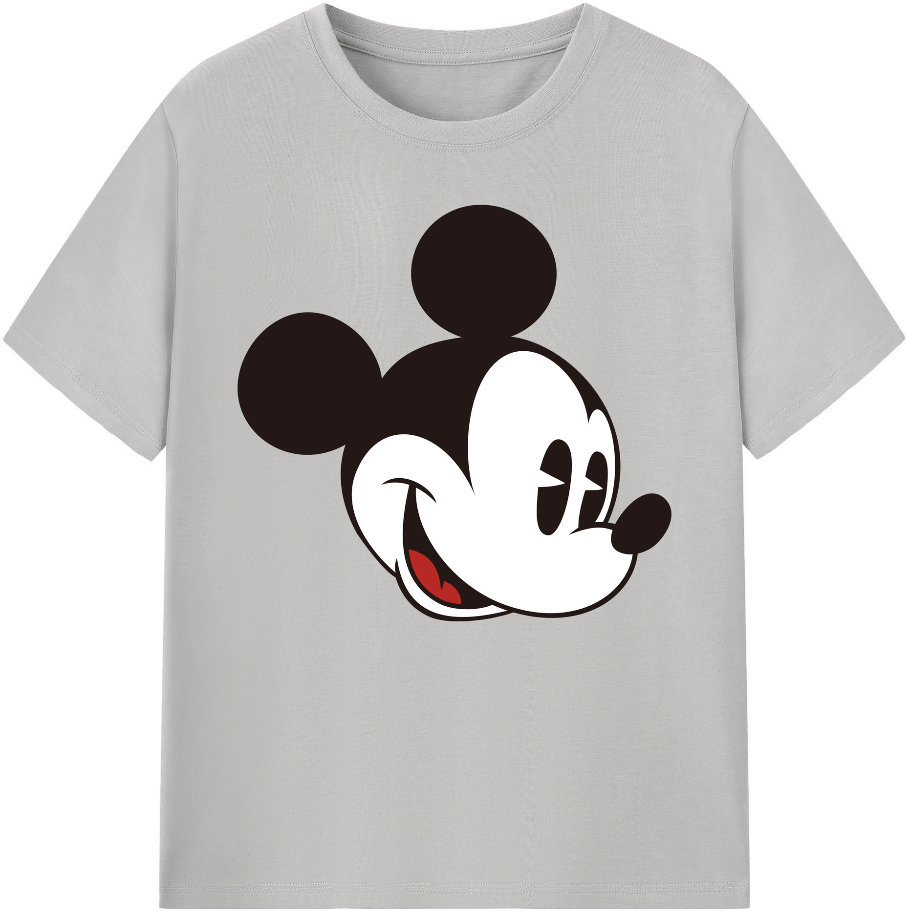 ミッキーマウス Mickey Mouse 綿100％ メンズ半袖Tシャツ｜肌触りやわらか＆通気性
