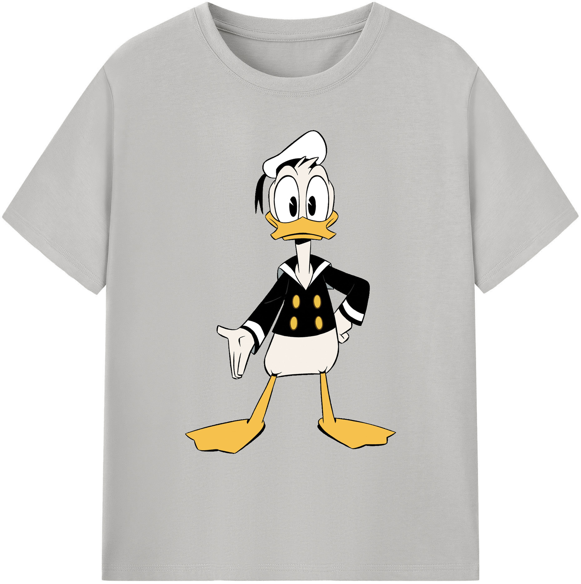 ミッキーマウス Mickey Mouse 綿100％ メンズ半袖Tシャツ｜肌触りやわらか＆通気性