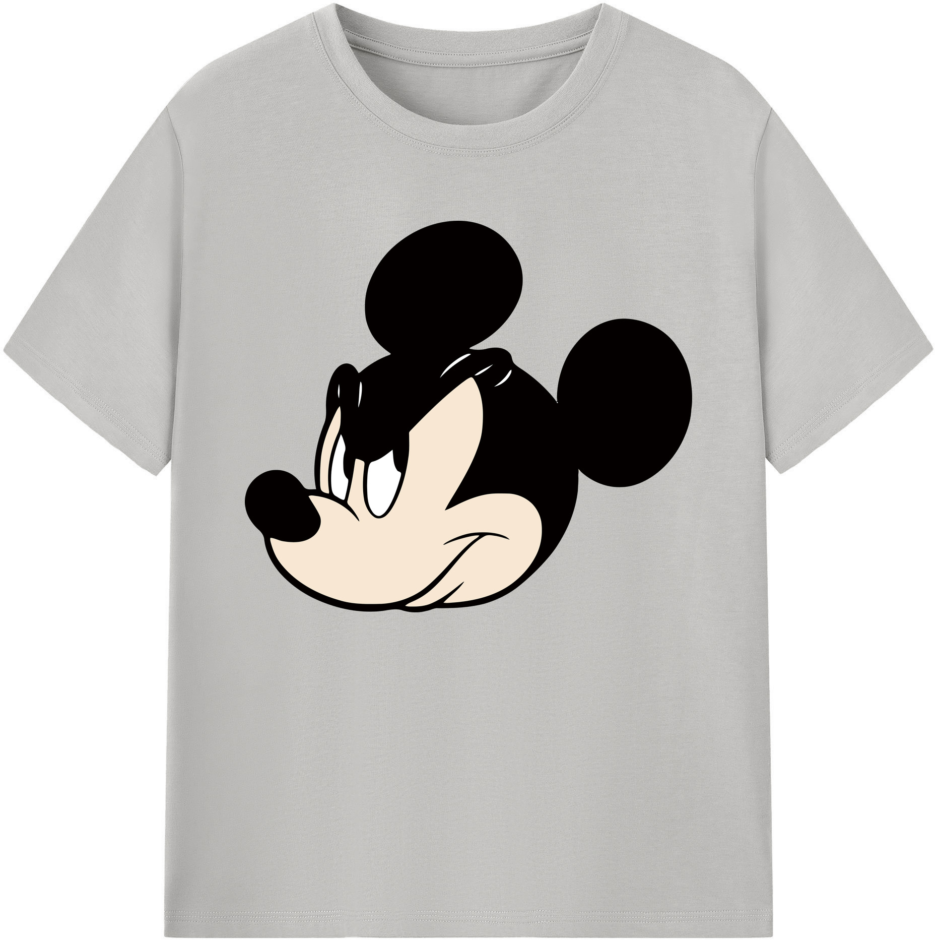 ミッキーマウス Mickey Mouse 綿100％ メンズ半袖Tシャツ｜肌触りやわらか＆通気性