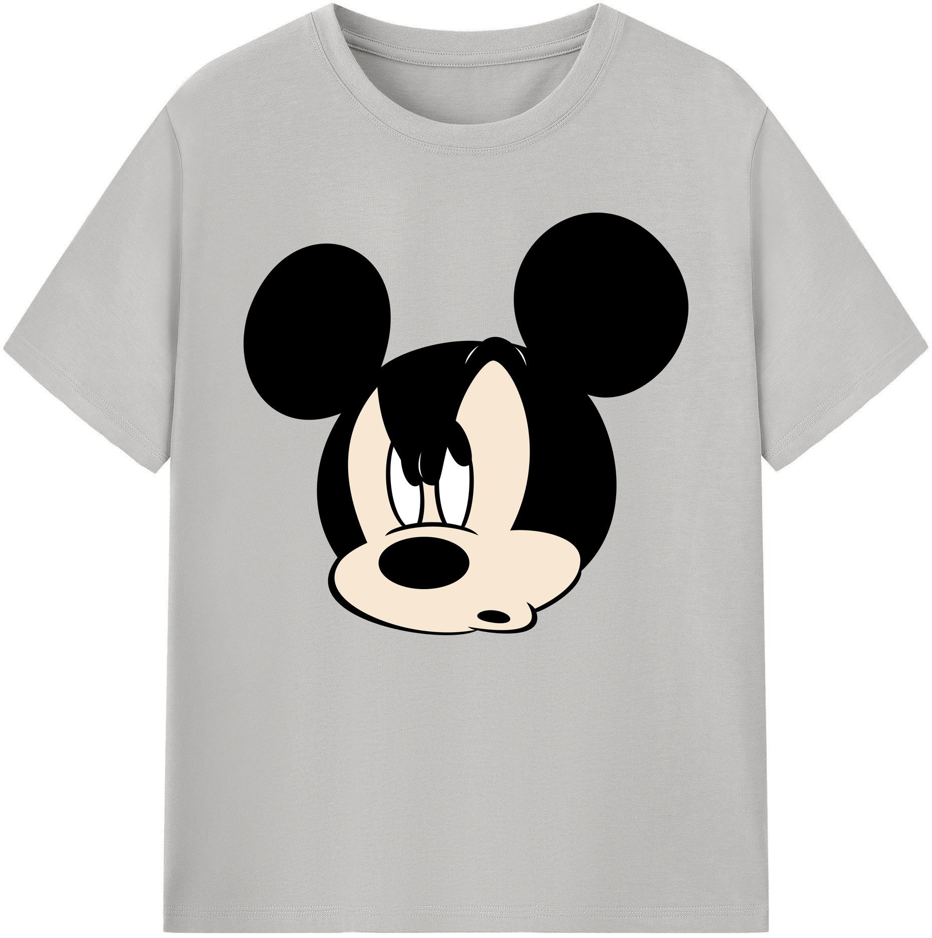 ミッキーマウス Mickey Mouse 綿100％ メンズ半袖Tシャツ｜肌触りやわらか＆通気性
