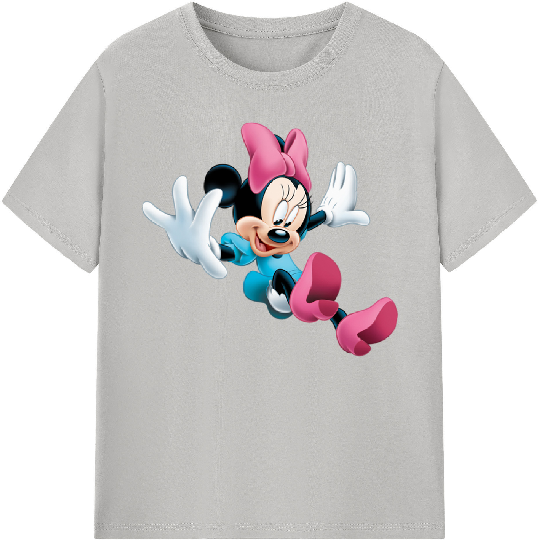ミッキーマウス Mickey Mouse 綿100％ メンズ半袖Tシャツ｜肌触りやわらか＆通気性