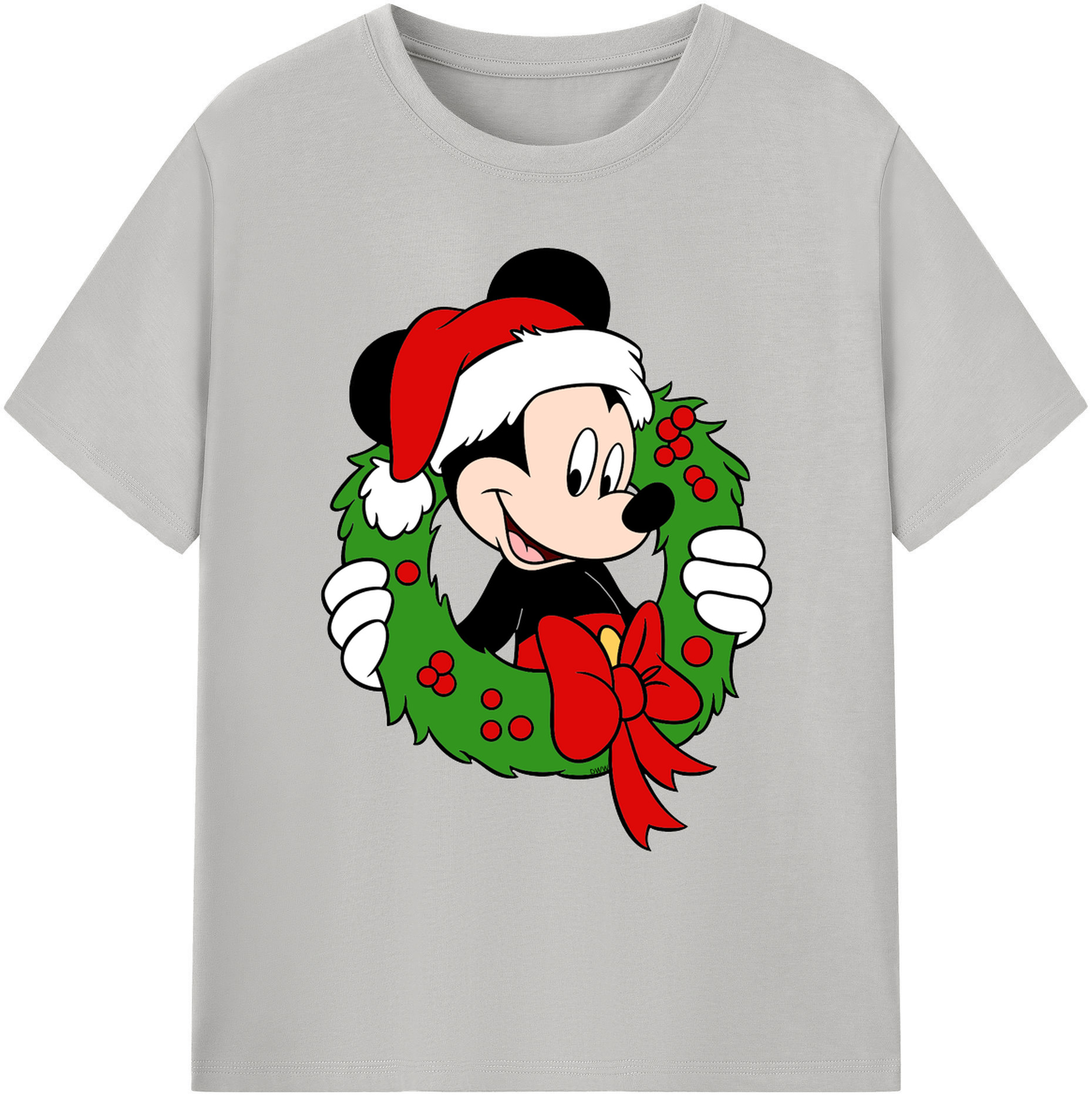 ミッキーマウス Mickey Mouse 綿100％ メンズ半袖Tシャツ｜肌触りやわらか＆通気性