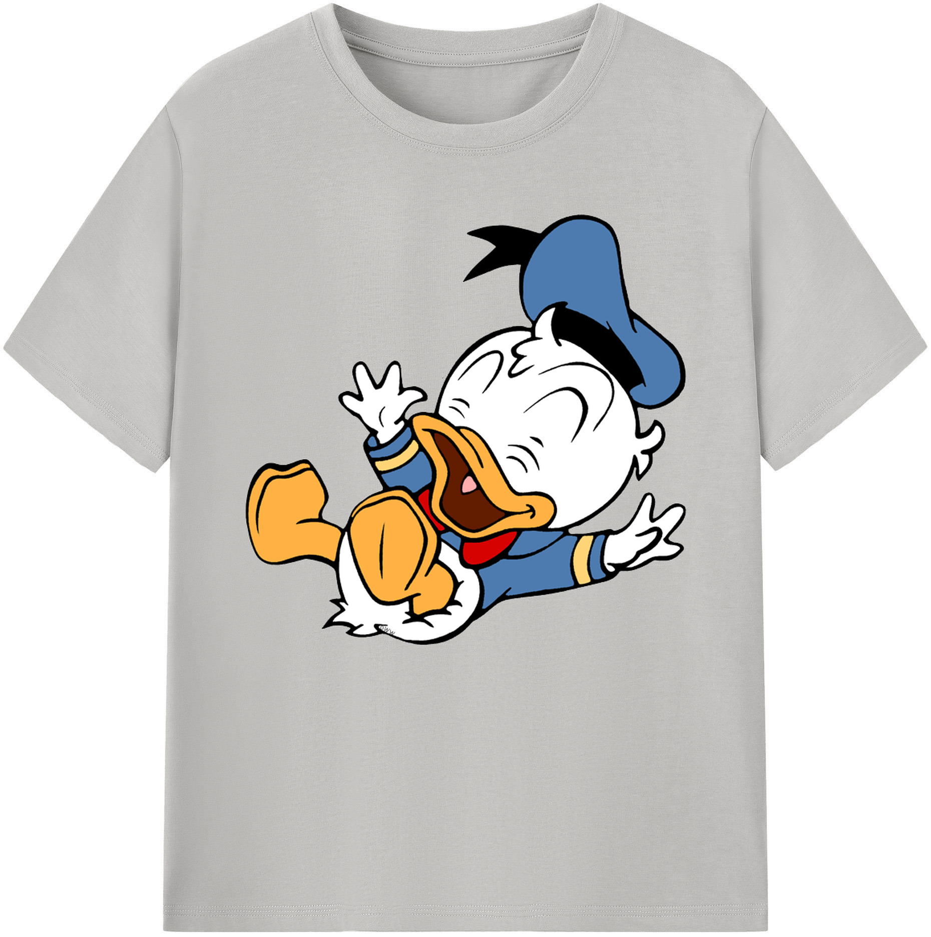 ミッキーマウス Mickey Mouse 綿100％ メンズ半袖Tシャツ｜肌触りやわらか＆通気性