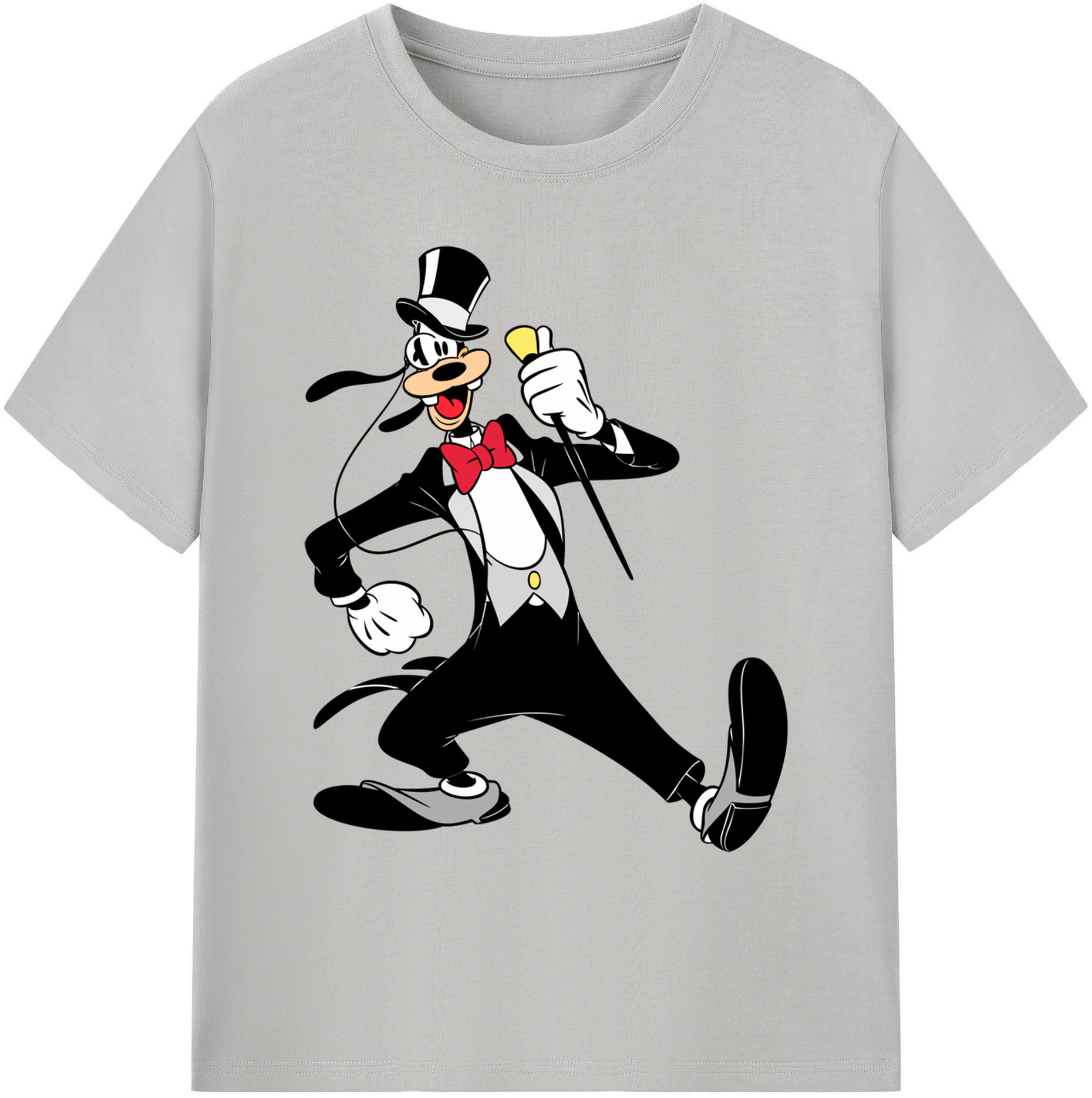 ミッキーマウス Mickey Mouse 綿100％ メンズ半袖Tシャツ｜肌触りやわらか＆通気性