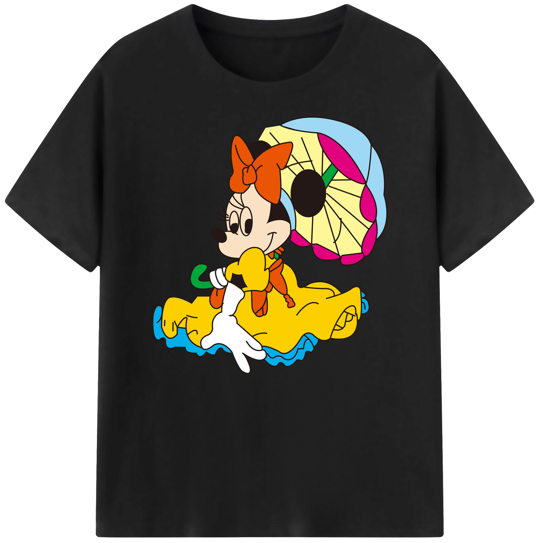 ミッキーマウス Mickey Mouse 綿100％ メンズ半袖Tシャツ｜肌触りやわらか＆通気性