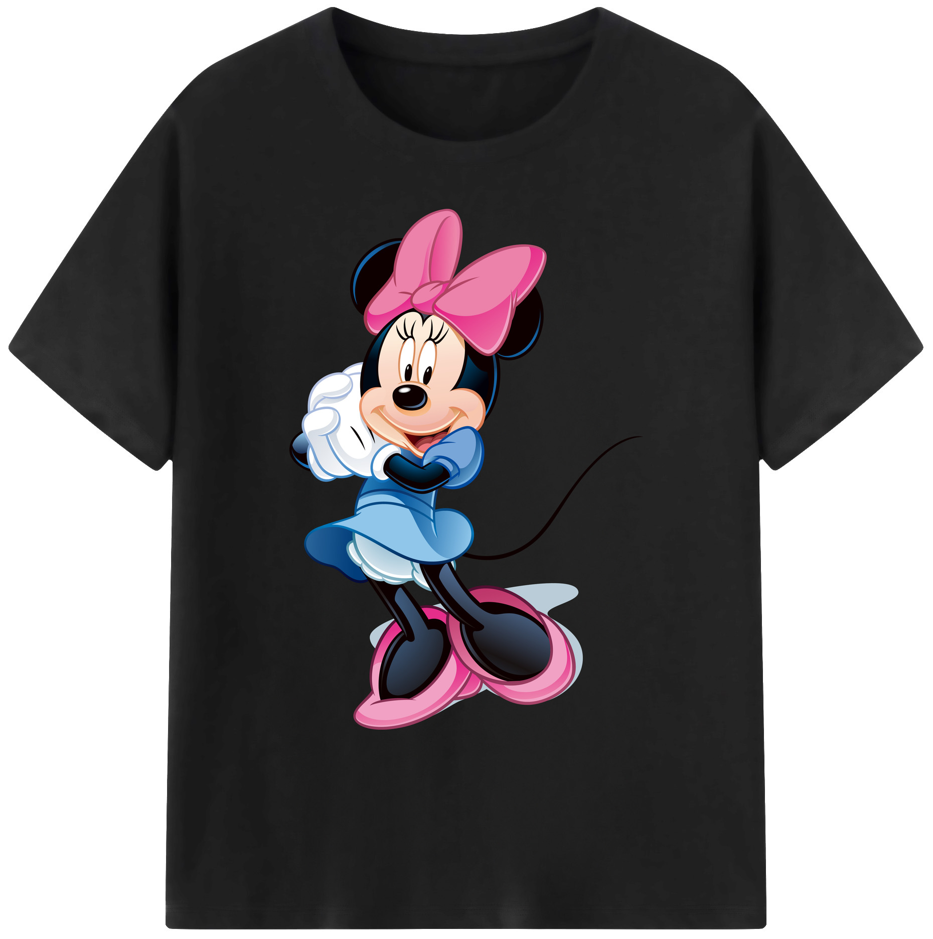 ミッキーマウス Mickey Mouse 綿100％ メンズ半袖Tシャツ｜肌触りやわらか＆通気性