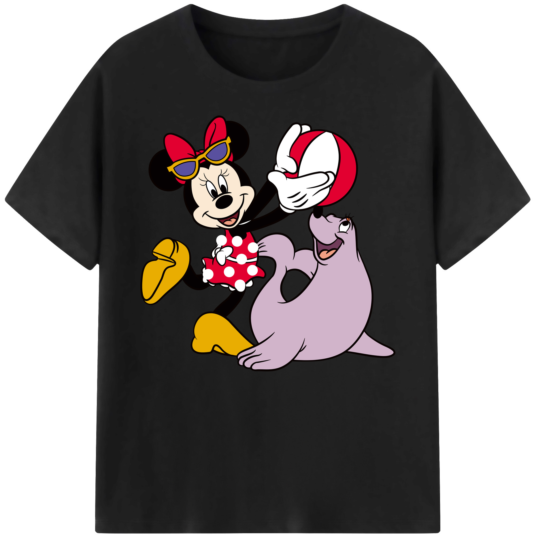 ミッキーマウス Mickey Mouse 綿100％ メンズ半袖Tシャツ｜肌触りやわらか＆通気性