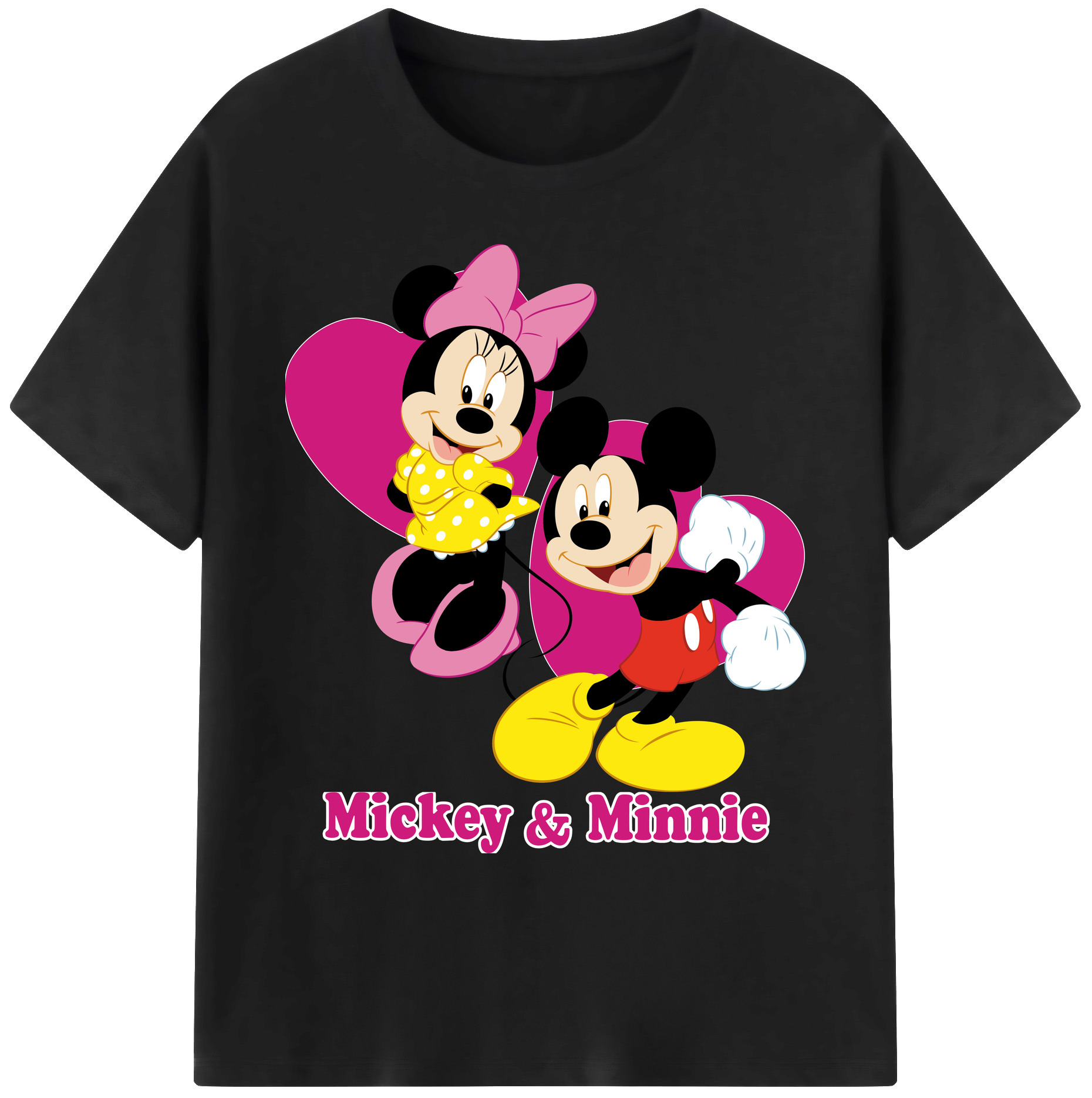 ミッキーマウス Mickey Mouse 綿100％ メンズ半袖Tシャツ｜肌触りやわらか＆通気性