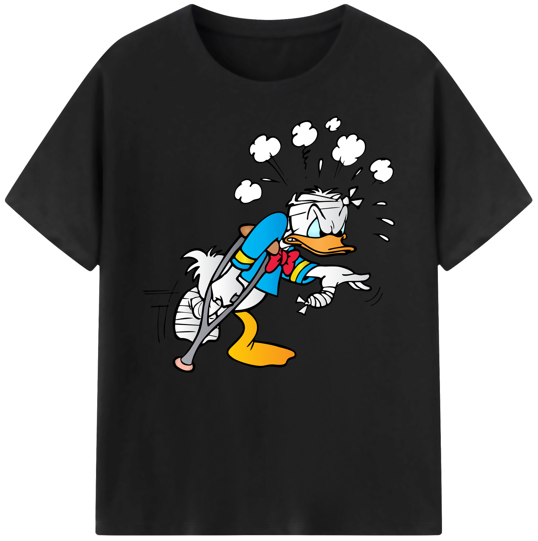 ミッキーマウス Mickey Mouse 綿100％ メンズ半袖Tシャツ｜肌触りやわらか＆通気性