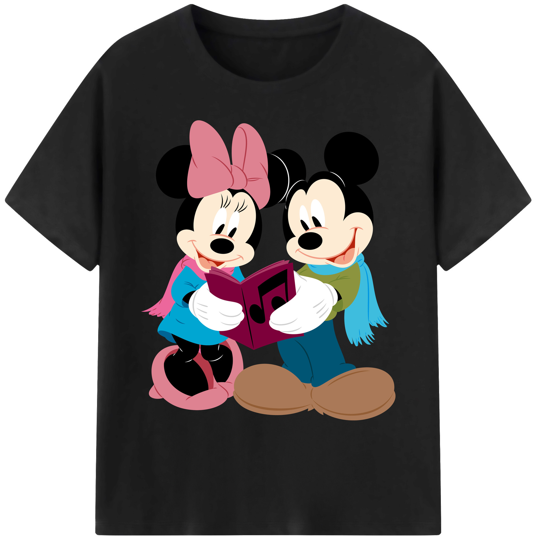 ミッキーマウス Mickey Mouse 綿100％ メンズ半袖Tシャツ｜肌触りやわらか＆通気性