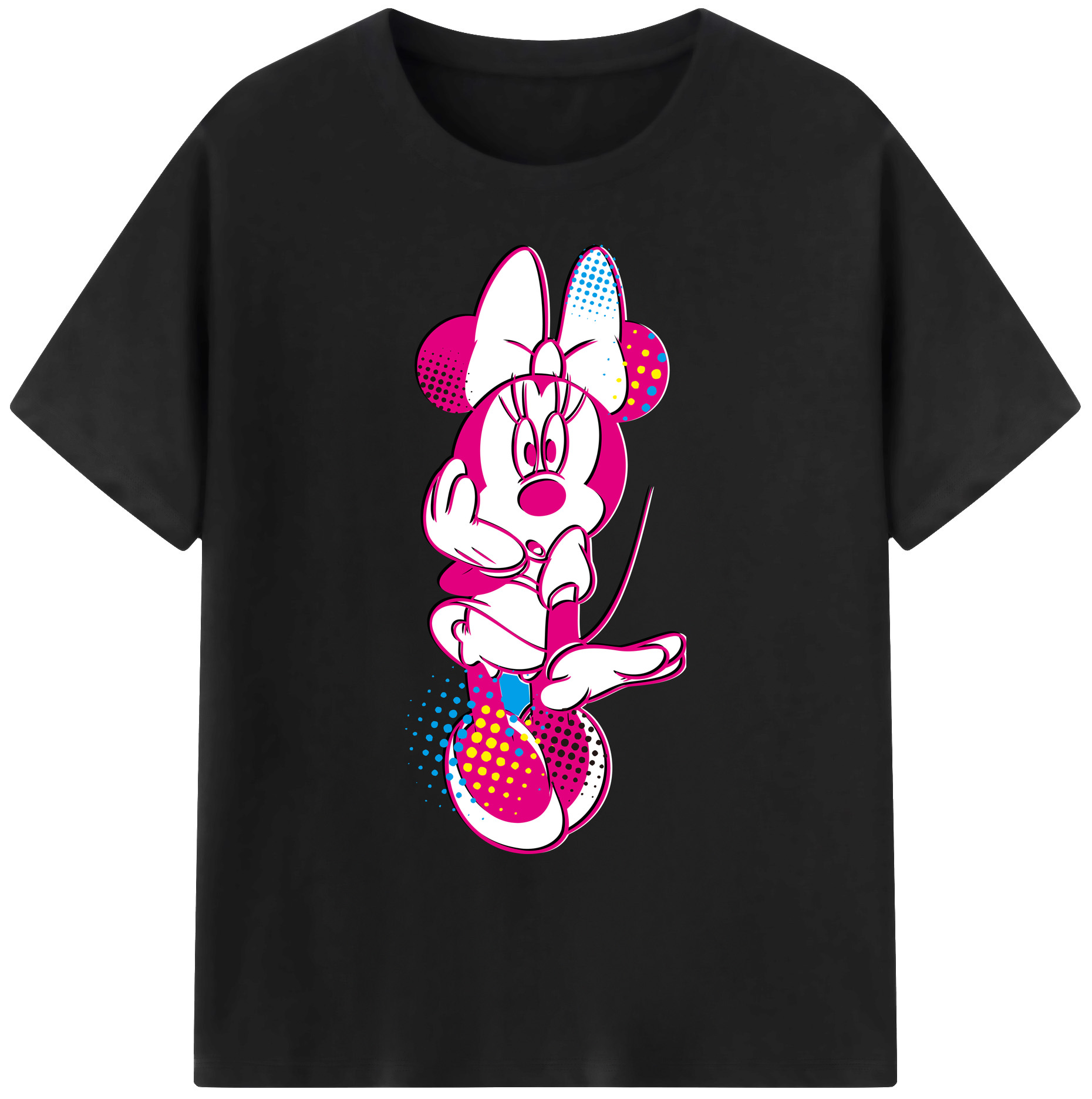 ミッキーマウス Mickey Mouse 綿100％ メンズ半袖Tシャツ｜肌触りやわらか＆通気性