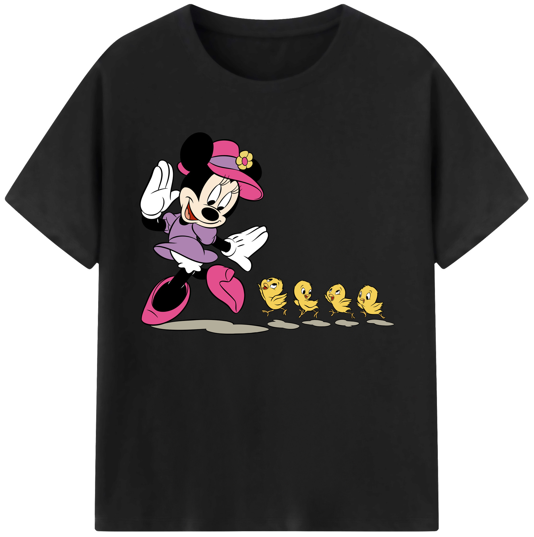 ミッキーマウス Mickey Mouse 綿100％ メンズ半袖Tシャツ｜肌触りやわらか＆通気性