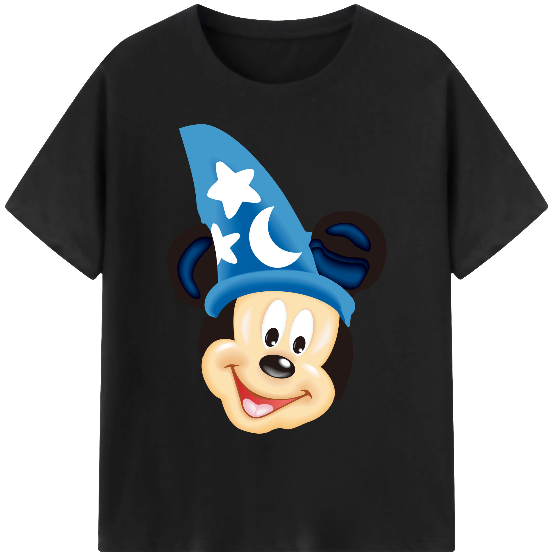 ミッキーマウス Mickey Mouse 綿100％ メンズ半袖Tシャツ｜肌触りやわらか＆通気性
