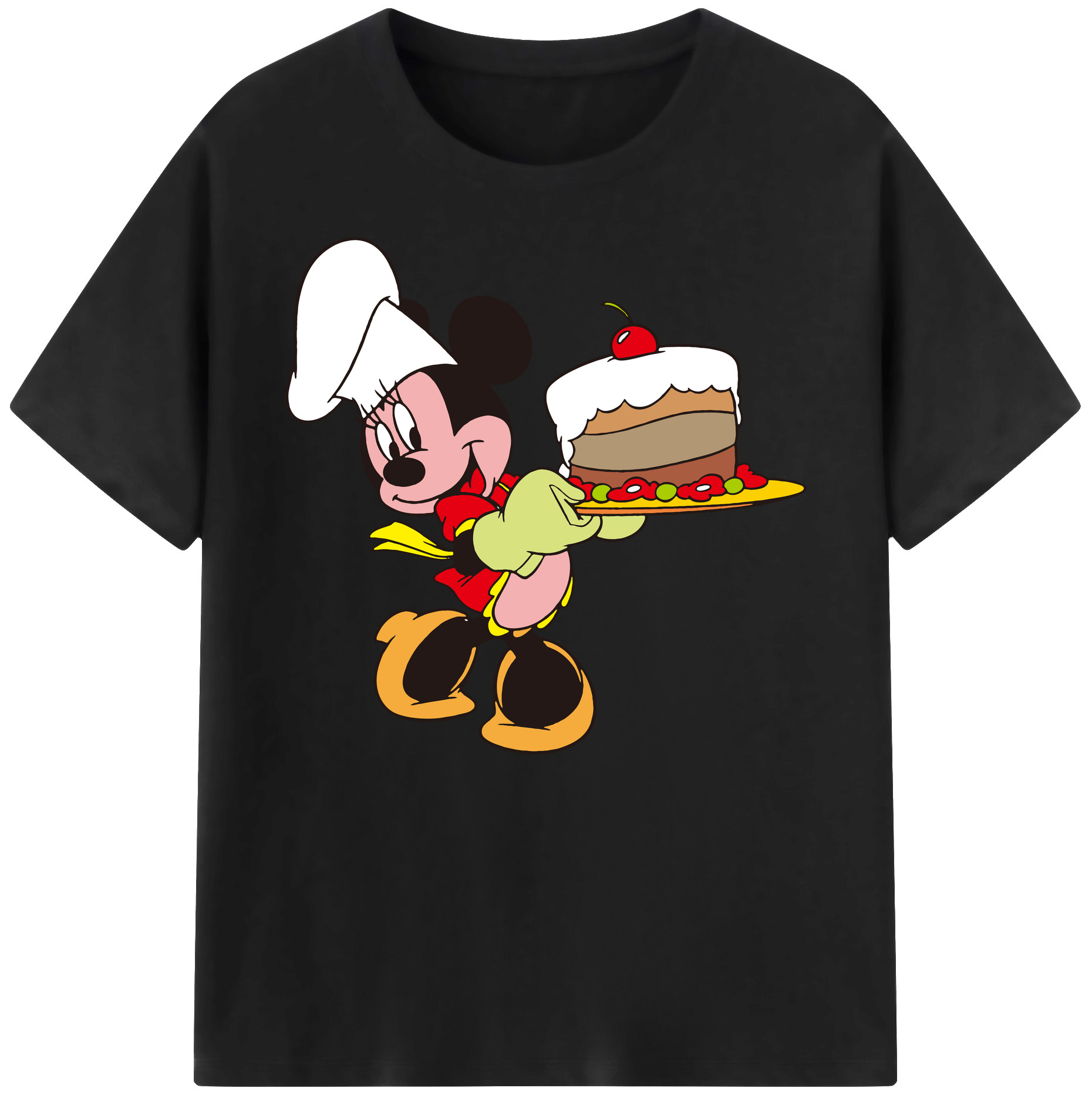 ミッキーマウス Mickey Mouse 綿100％ メンズ半袖Tシャツ｜肌触りやわらか＆通気性