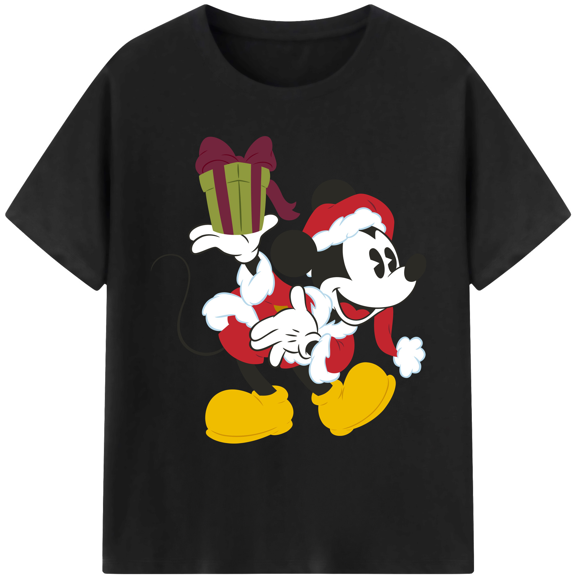 ミッキーマウス Mickey Mouse 綿100％ メンズ半袖Tシャツ｜肌触りやわらか＆通気性