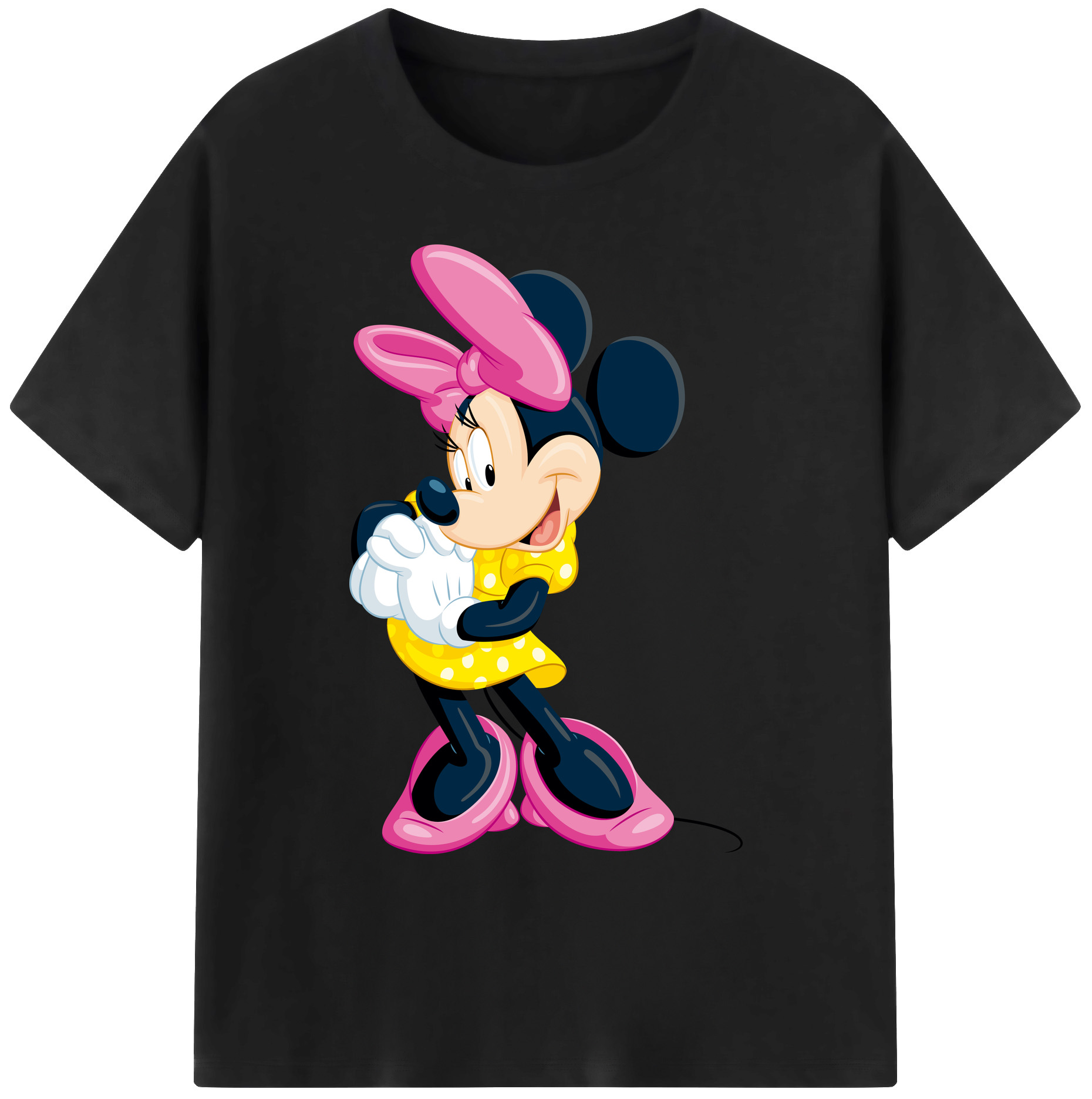 ミッキーマウス Mickey Mouse 綿100％ メンズ半袖Tシャツ｜肌触りやわらか＆通気性