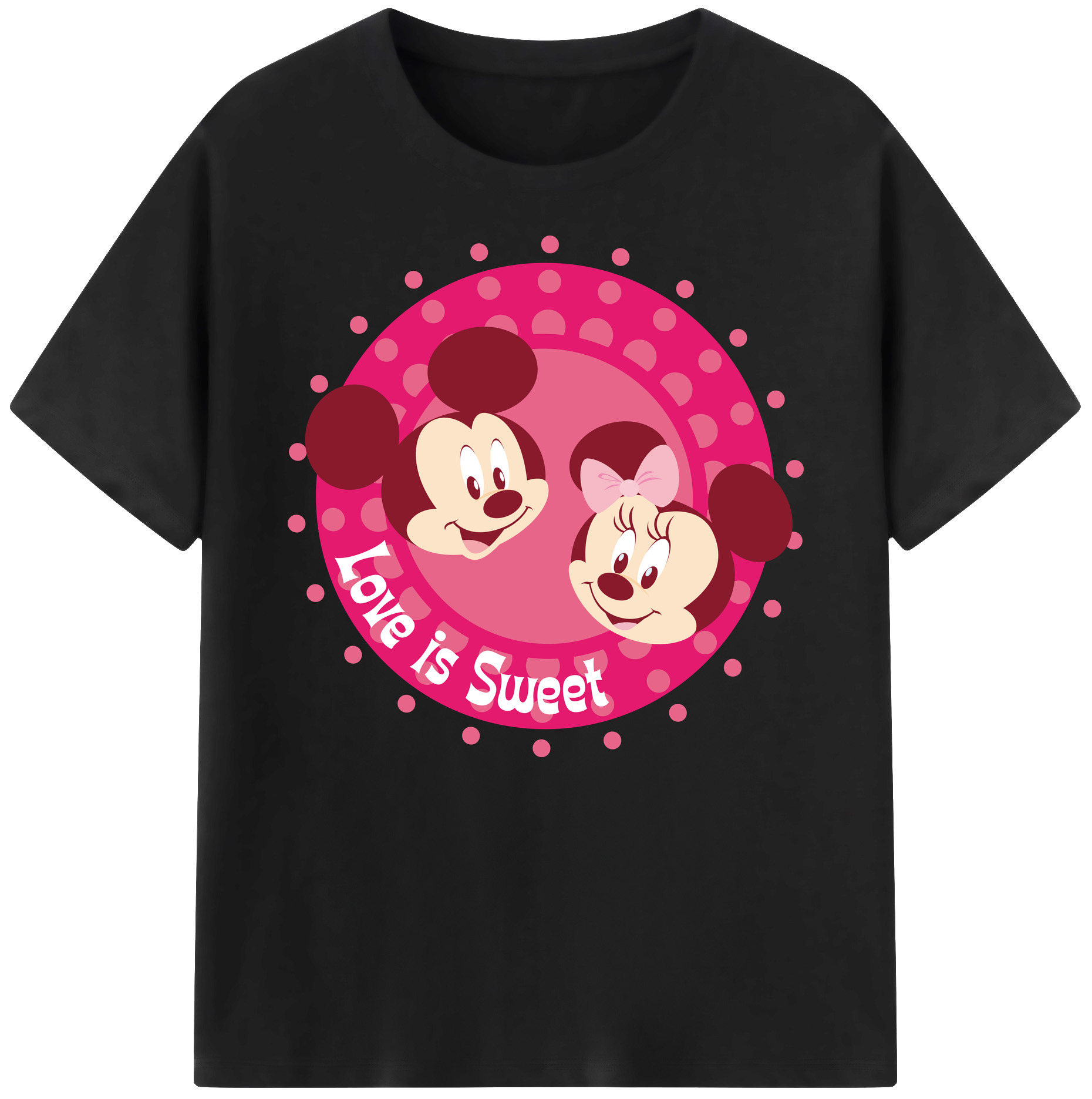 ミッキーマウス Mickey Mouse 綿100％ メンズ半袖Tシャツ｜肌触りやわらか＆通気性