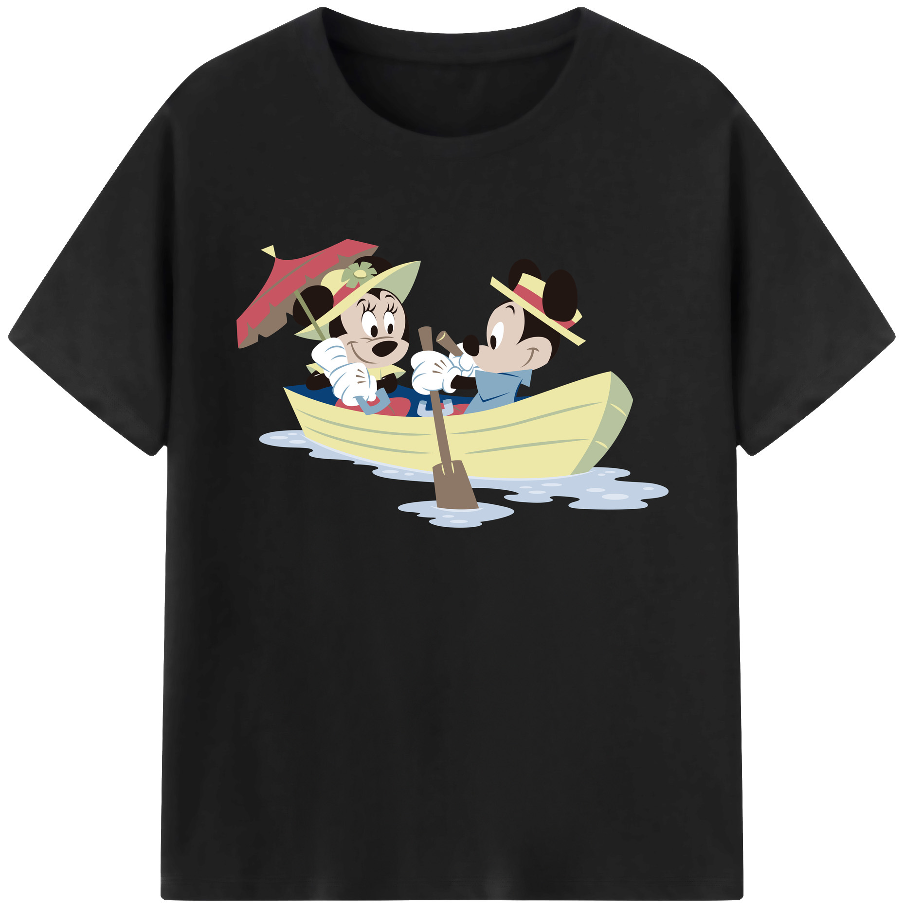 ミッキーマウス Mickey Mouse 綿100％ メンズ半袖Tシャツ｜肌触りやわらか＆通気性