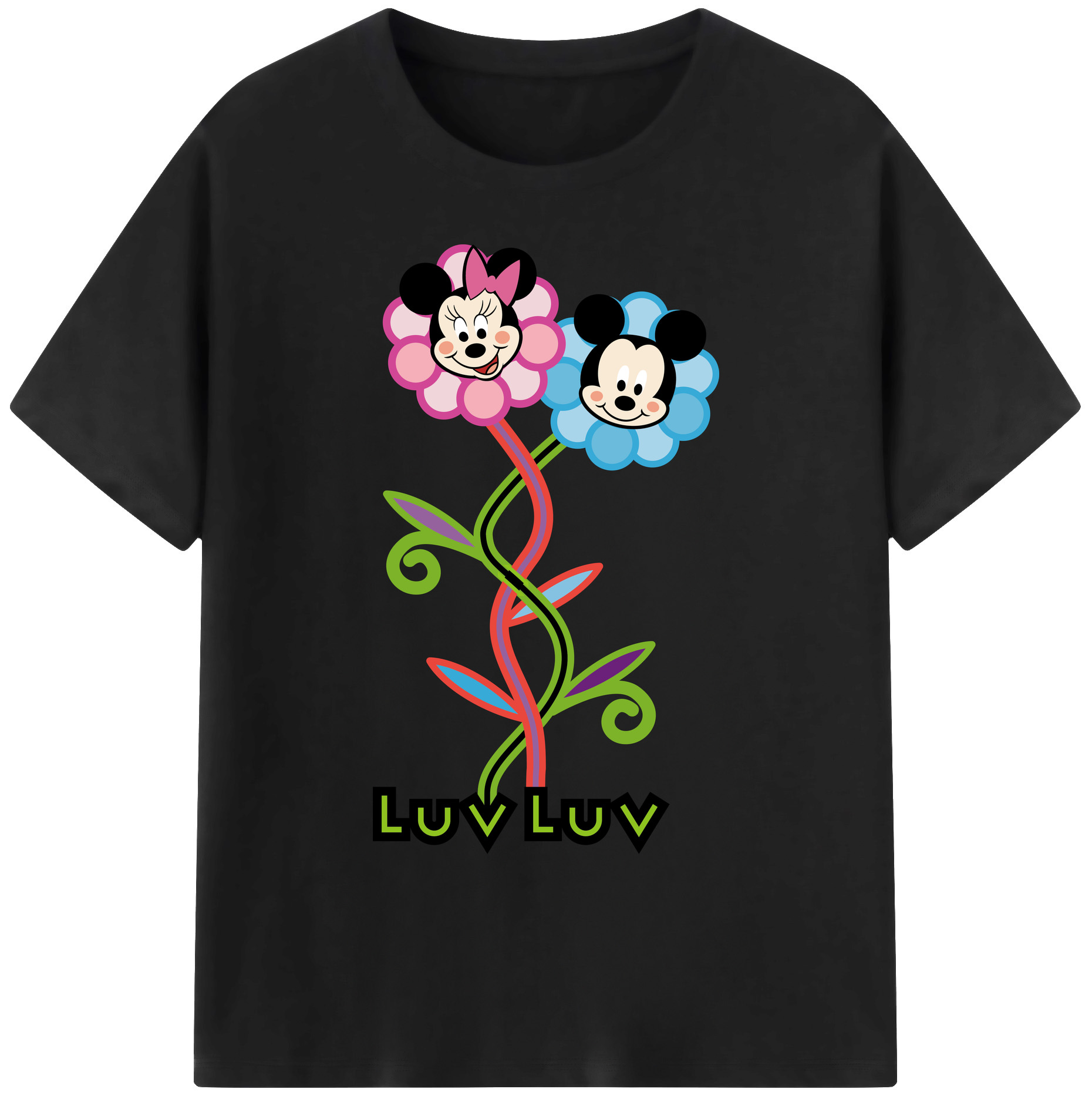 （画像用） ミッキーマウス Mickey Mouse 綿100％ メンズ半袖Tシャツ｜肌触りやわらか＆通気性