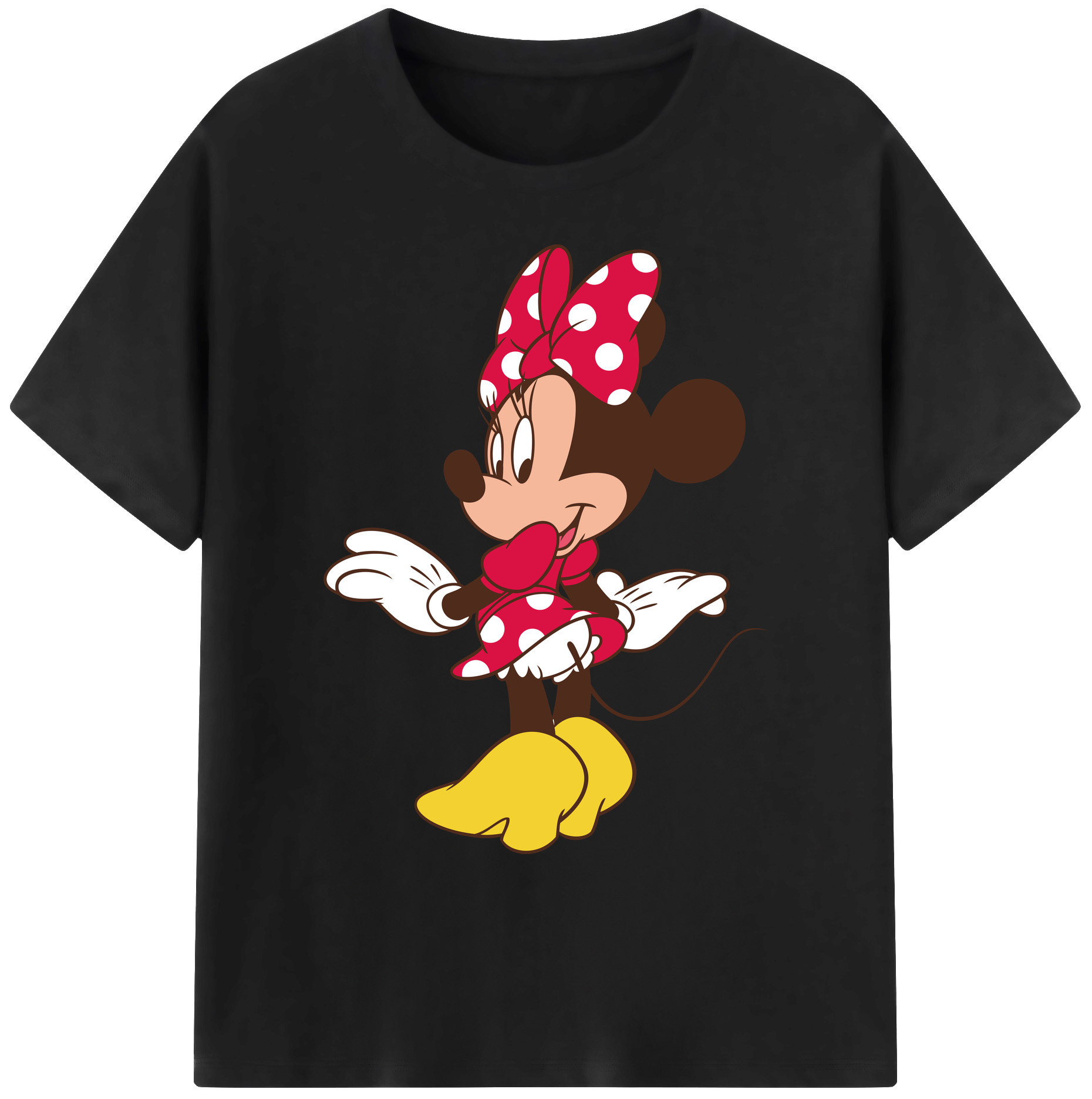 ミッキーマウス Mickey Mouse 綿100％ メンズ半袖Tシャツ｜肌触りやわらか＆通気性